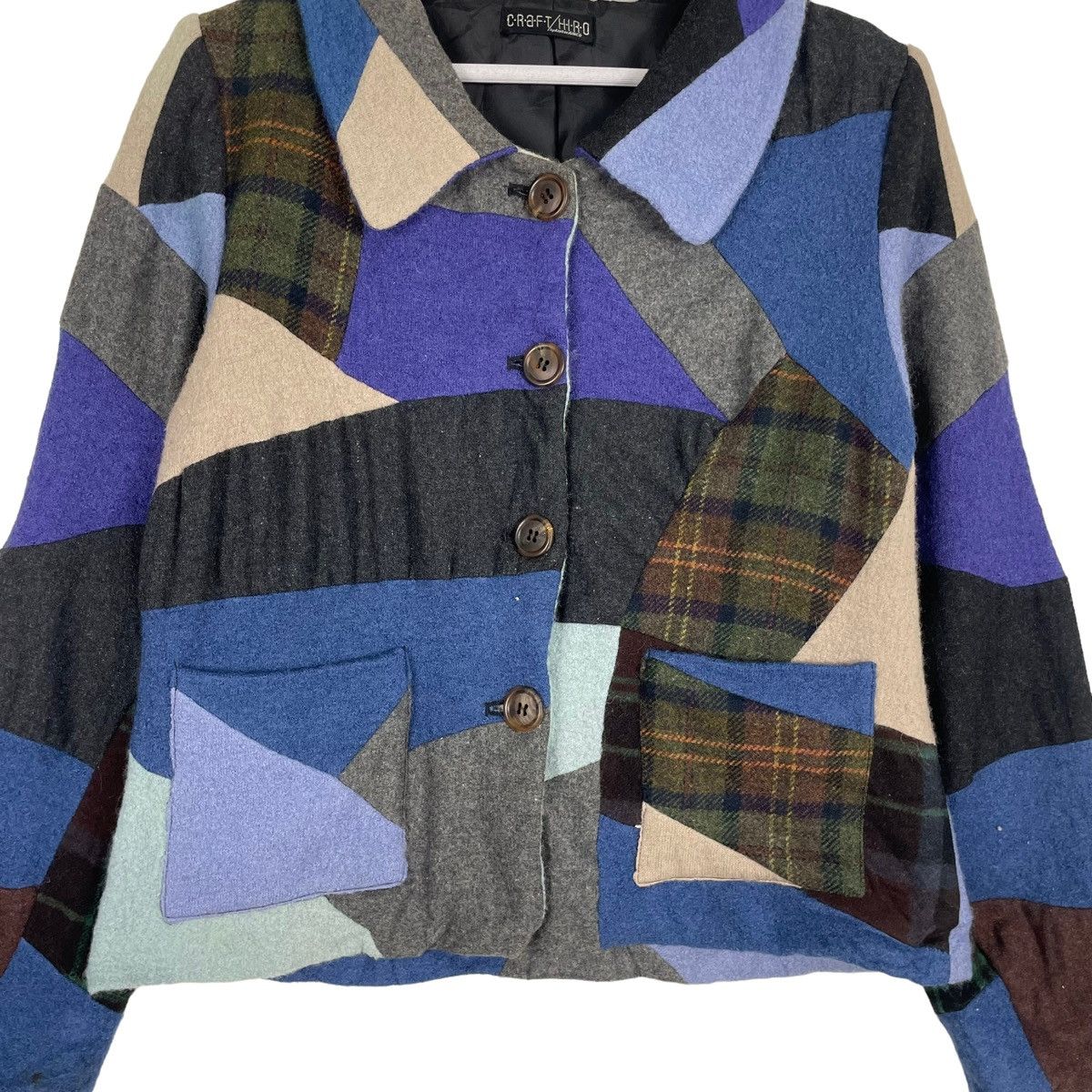 Japanese Brand × Other 💥CRAFT HIRO BY ATELIER JUNCO PATCHWORK JACKET Size M / US 6-8 / IT 42-44 - 5 Thumbnail