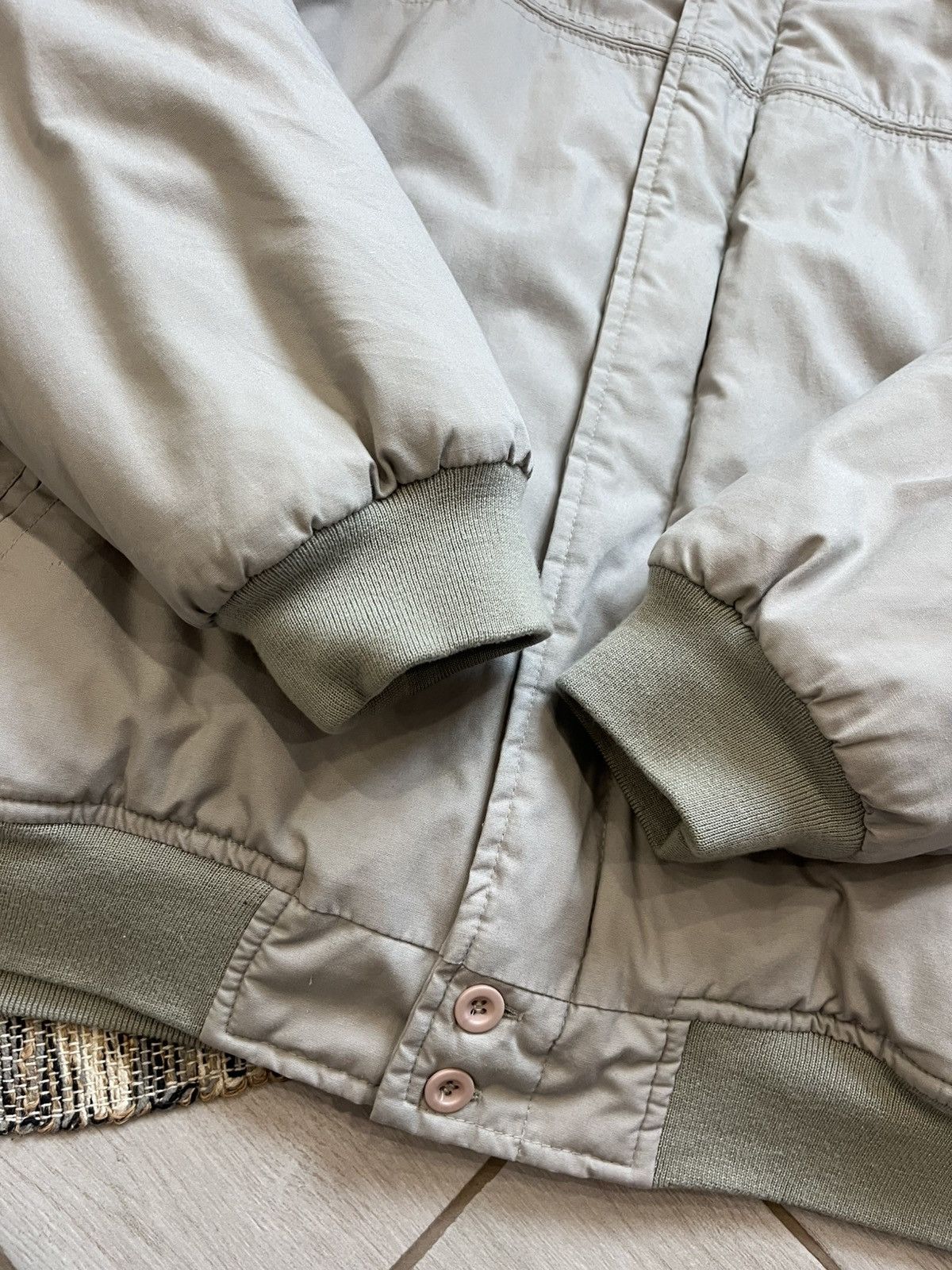 Alpha Industries × Vintage Vintage Bomber Jacket Grey Oversize Falls Creek minimalistic Size US XXL / EU 58 / 5 - 8 Thumbnail