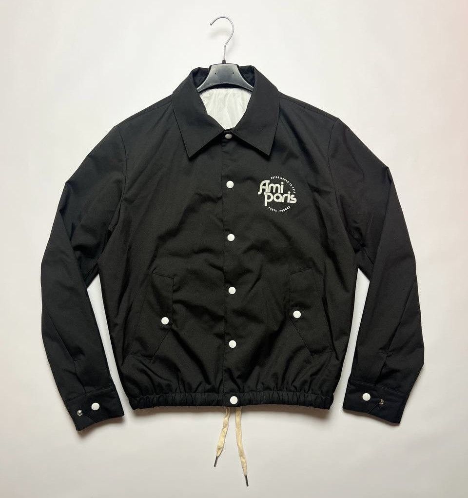 AMI NWT AMI Printed Logo Coach Jacket Size US M / EU 48-50 / 2 - 2 Thumbnail