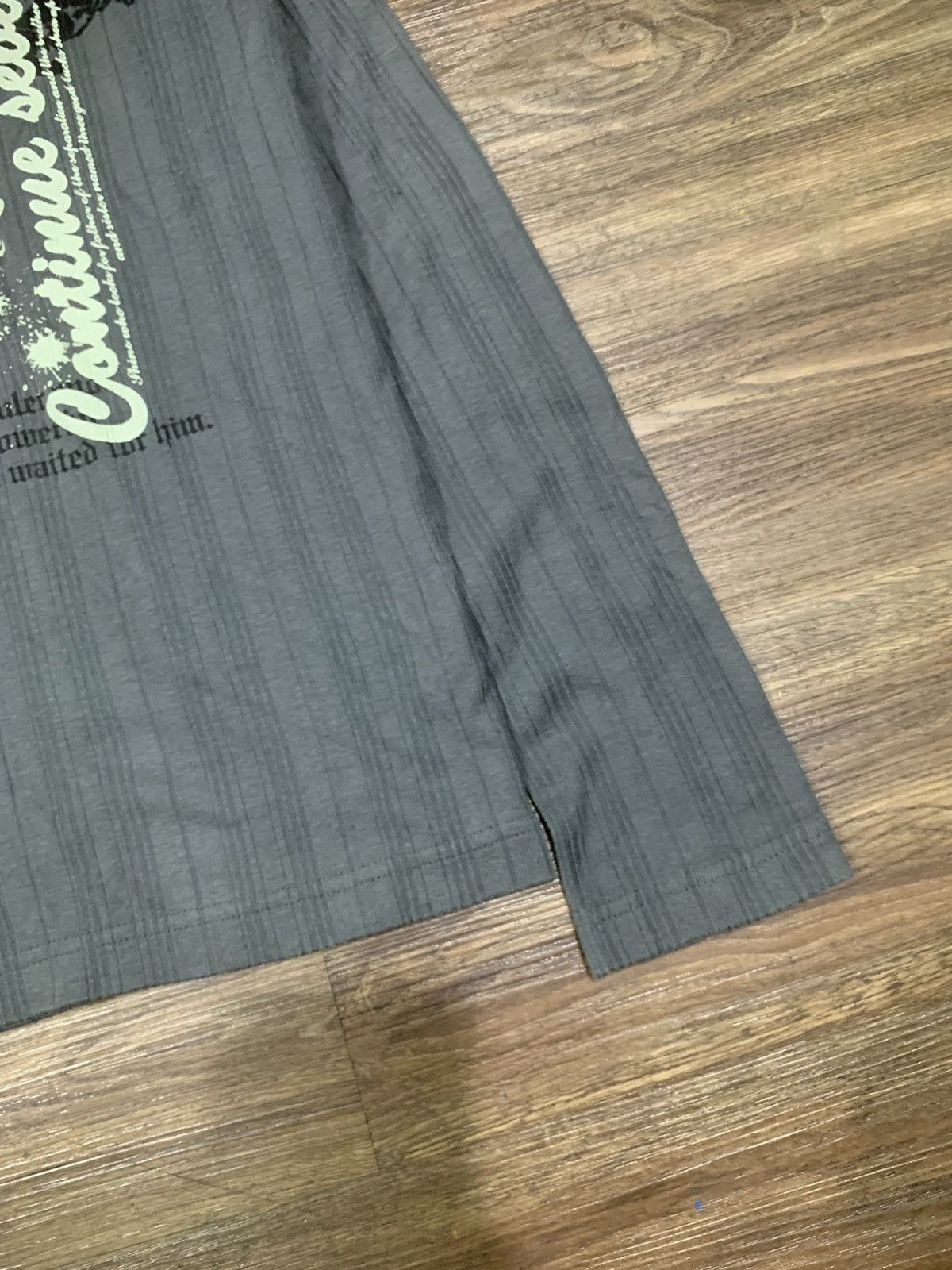 Japanese Brand Japanese Body Wave DOUBLE LAYER LONG SLEEVE TEE LGB STYLE Size US L / EU 52-54 / 3 - 3 Thumbnail