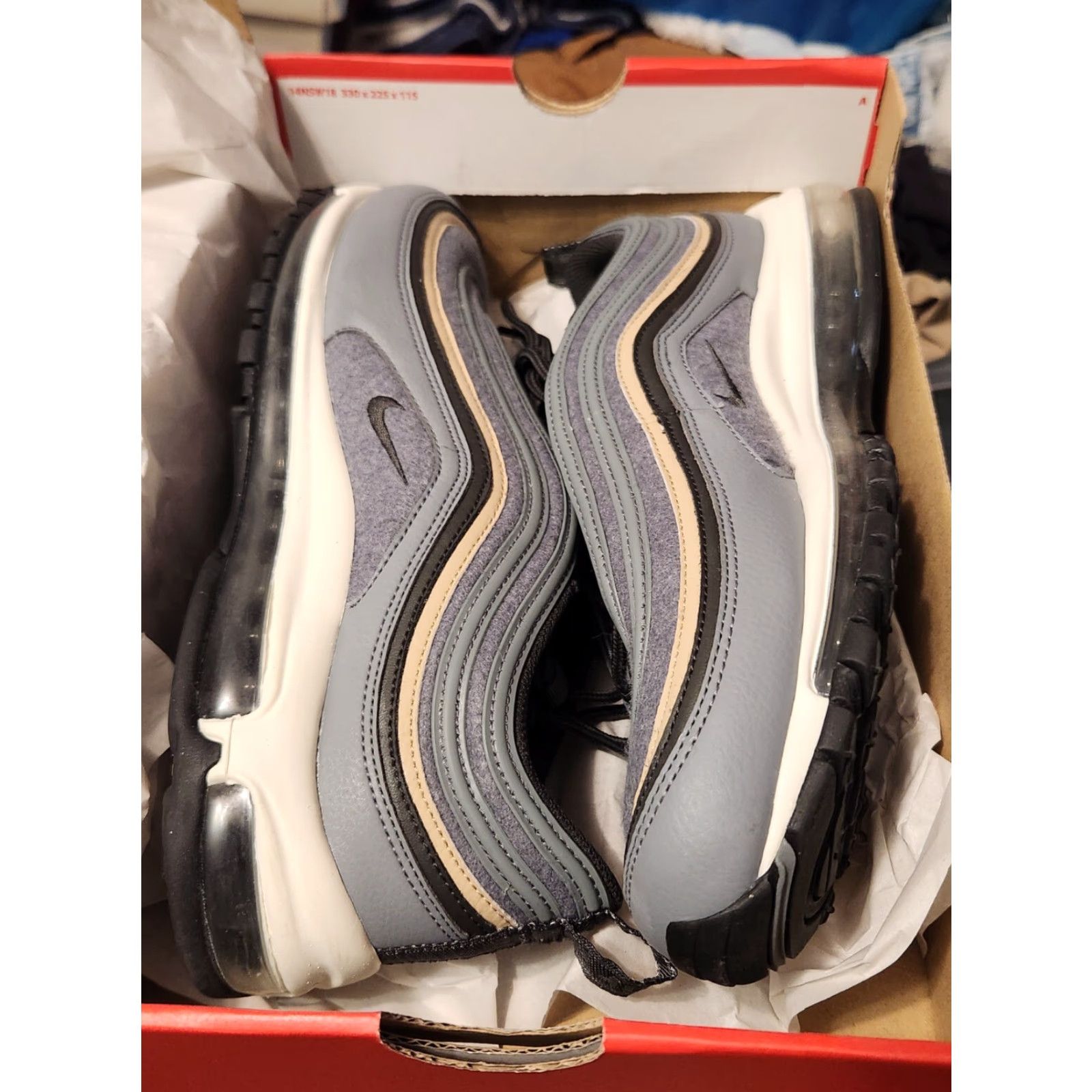 Nike Nike Air Max 97 Premium 'Cool Grey Mushroom' 312834-003 Men's Size 10.5 US Size US 10 / EU 43 - 2 Thumbnail