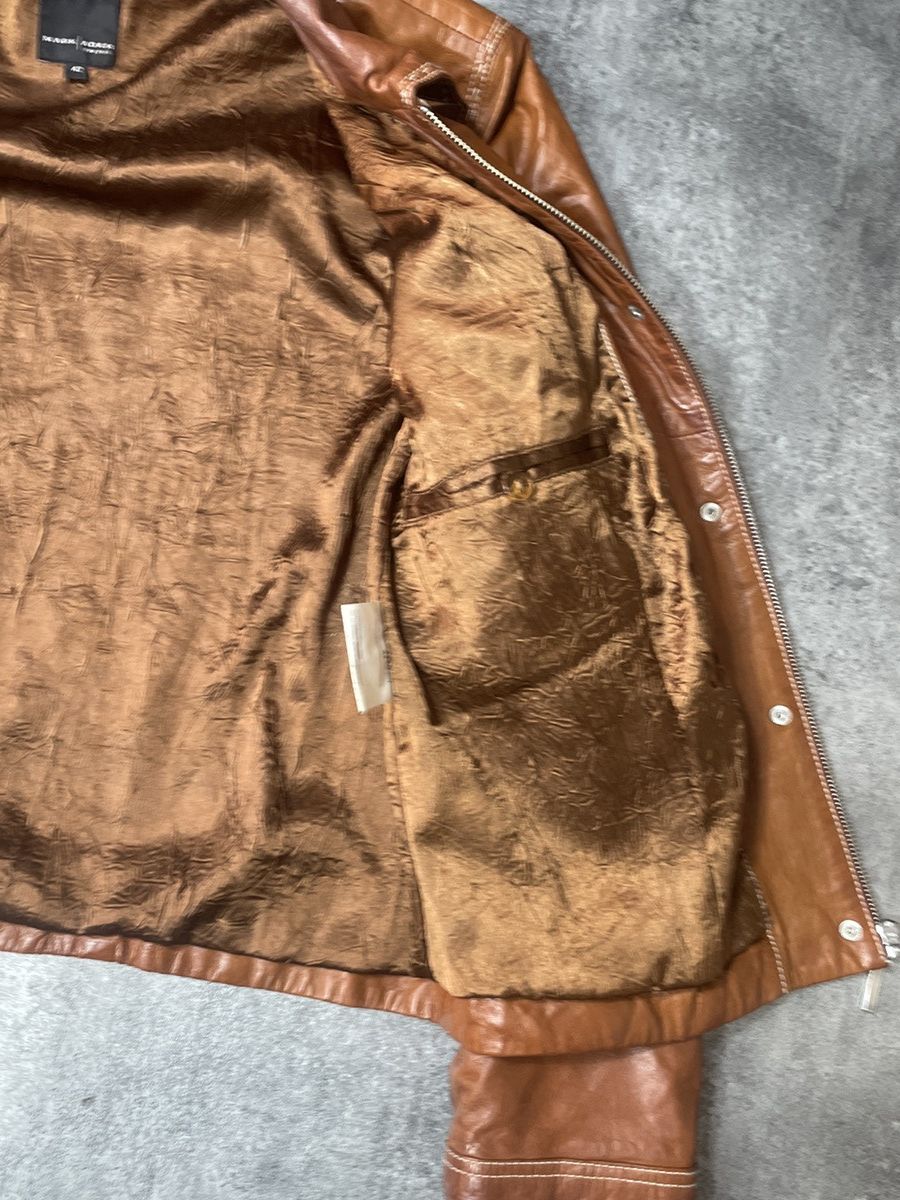Vintage 🔥Offers🔥Vintage Y2K Real Genuine Leather Jacket Boxy Solid Size S / US 4 / IT 40 - 8 Thumbnail