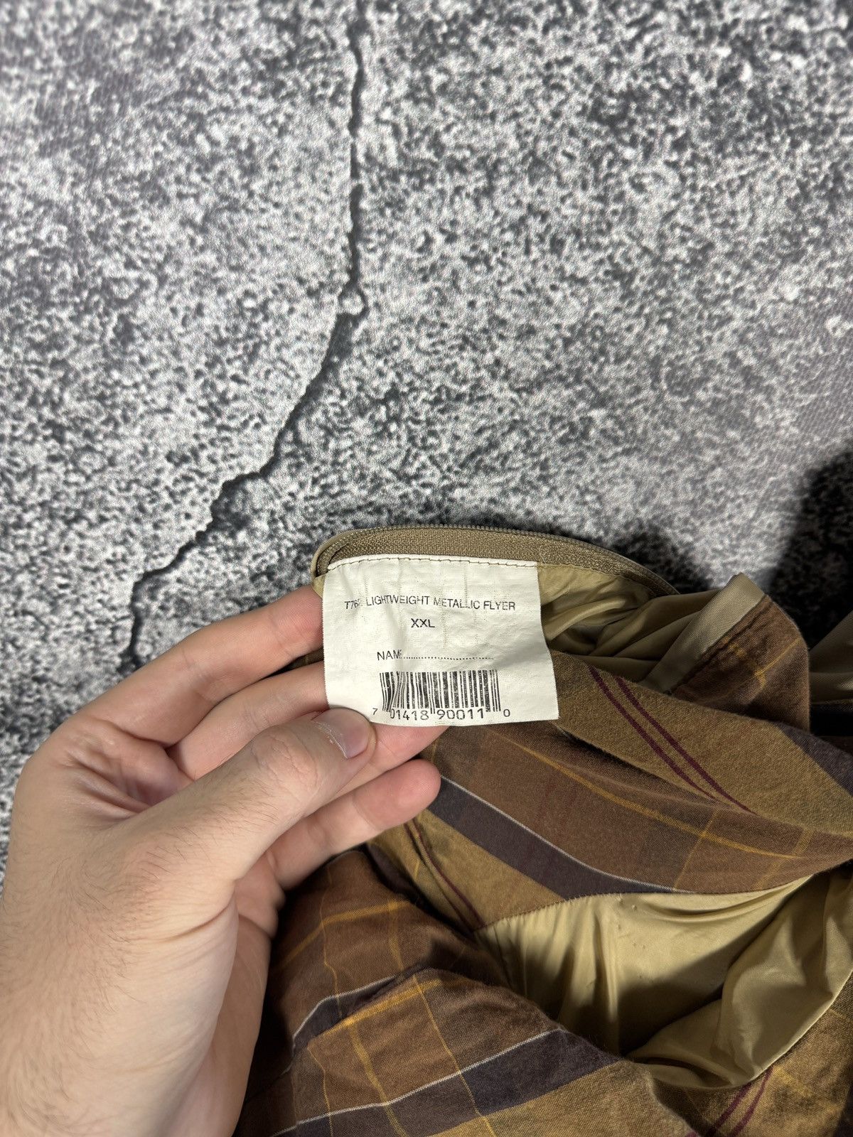 Barbour Barbour Lightweight Mettalic Flyer Beige Jacket Military XXL Size US XXL / EU 58 / 5 - 12 Thumbnail