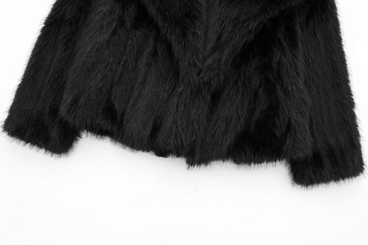 Japanese Brand × Vintage Ladies Faux Fur Plush Wool Long Sleeve Jacket Size M / US 6-8 / IT 42-44 - 4 Thumbnail