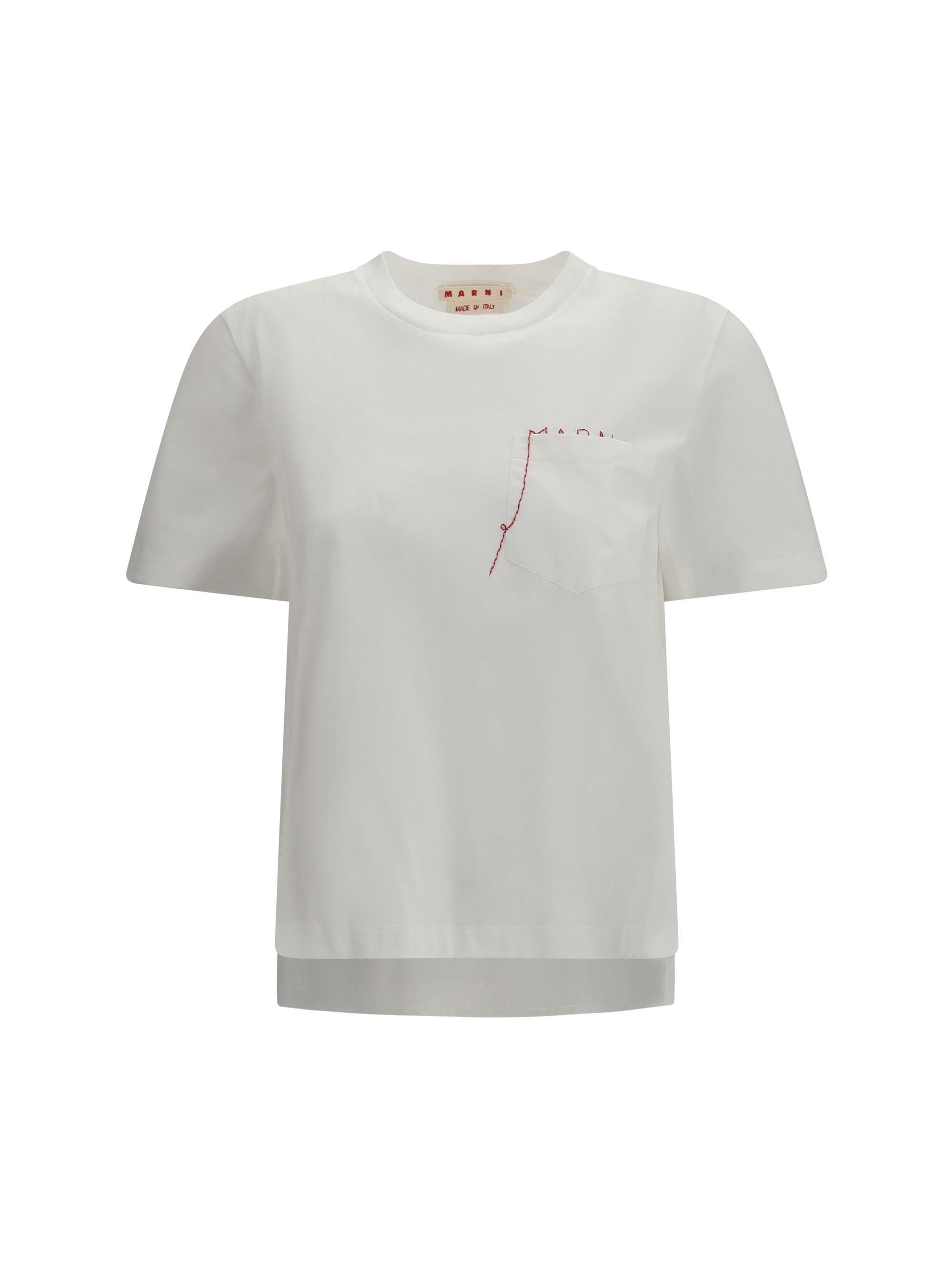 Marni Embroidered logo T-Shirt Size M / US 6-8 / IT 42-44 - 1 Thumbnail