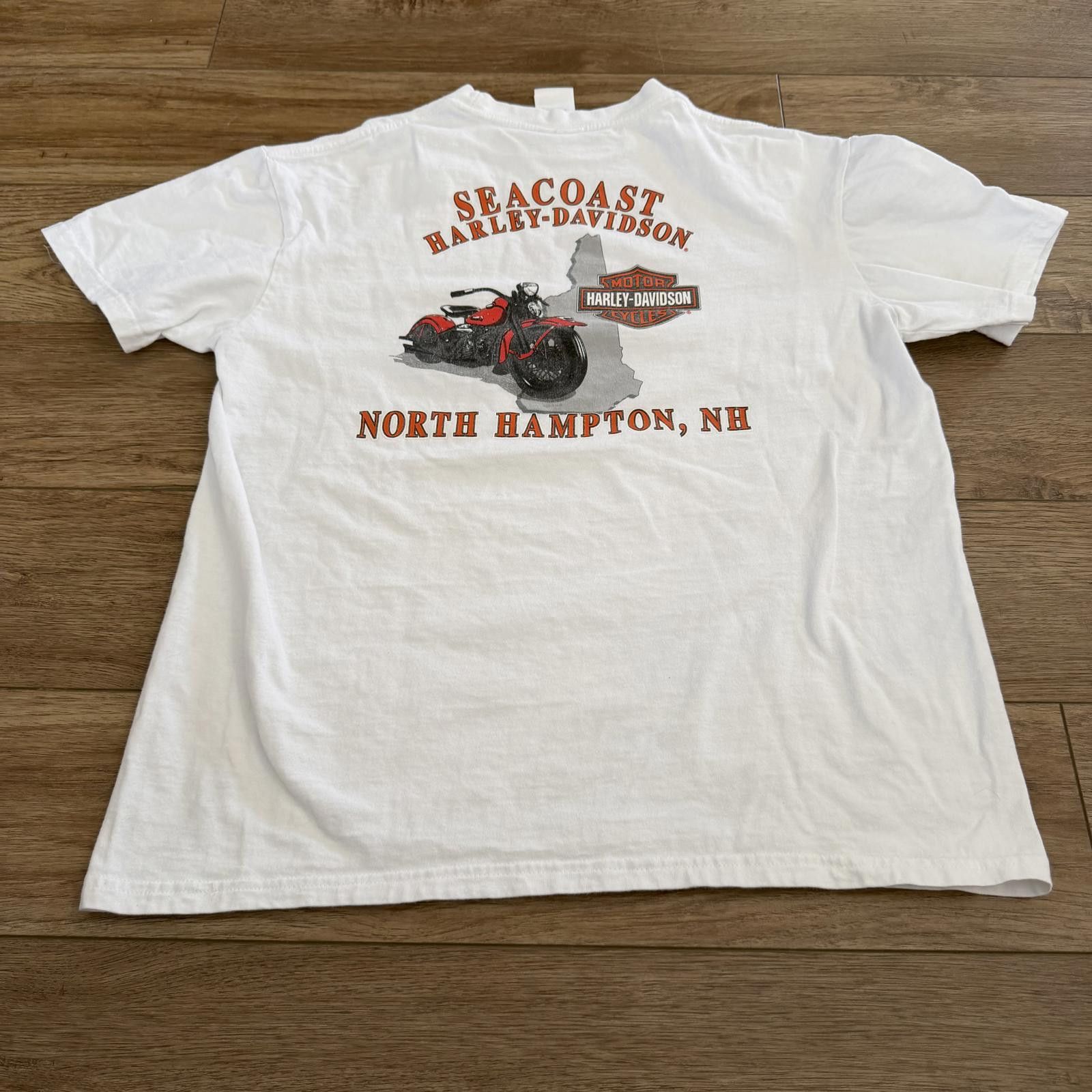 Harley Davidson Harley Davidson North Hampton New Hampshire Biker Shirt Size L / US 10 / IT 46 - 2 Thumbnail