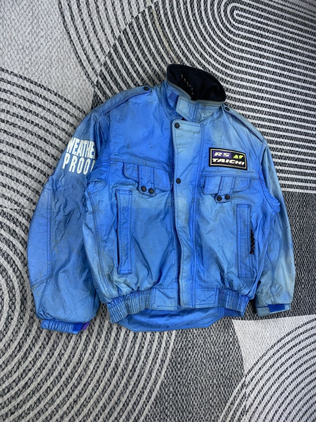 Japanese Brand Vtg New Dimension RS Taichi Weather Proof Bomber Jacket Size US XL / EU 56 / 4 - 3 Thumbnail