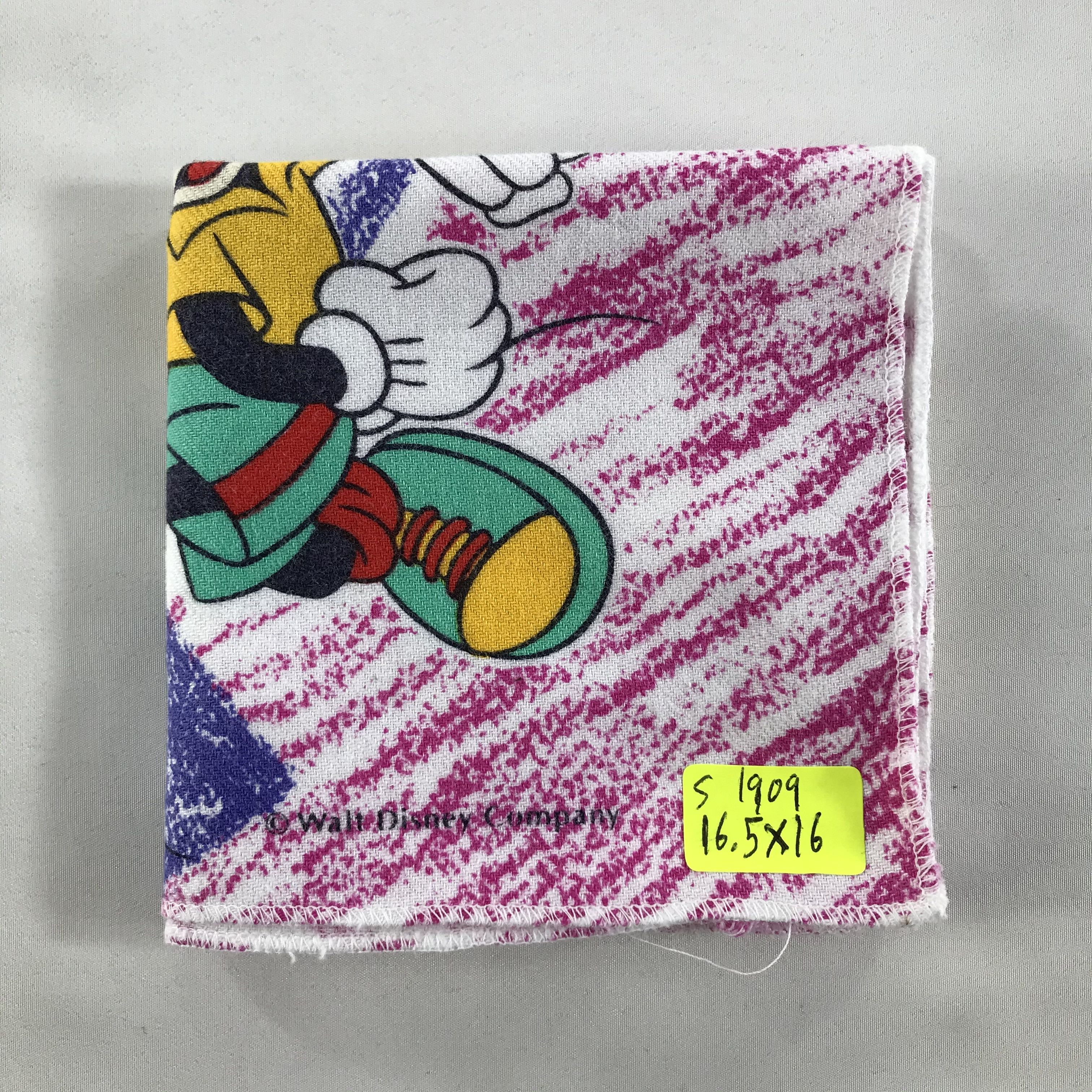 Disney × Mickey Mouse × Vintage Mickey Mouse Bandana / Handkerchief / Neckerchief - S1909 Size ONE SIZE - 3 Thumbnail