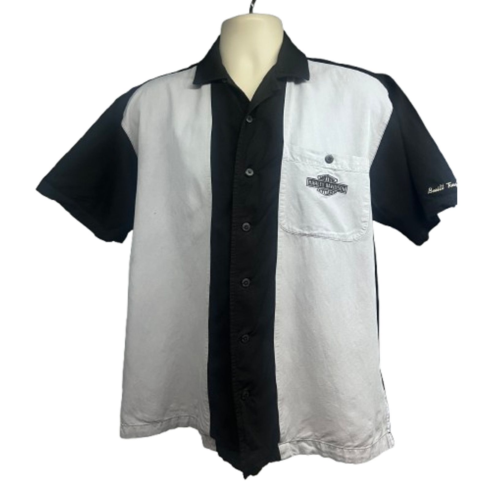 Harley Davidson Harley Davidson Double Graphic Mechanic Button Up Shirt M Size US M / EU 48-50 / 2 - 1 Thumbnail