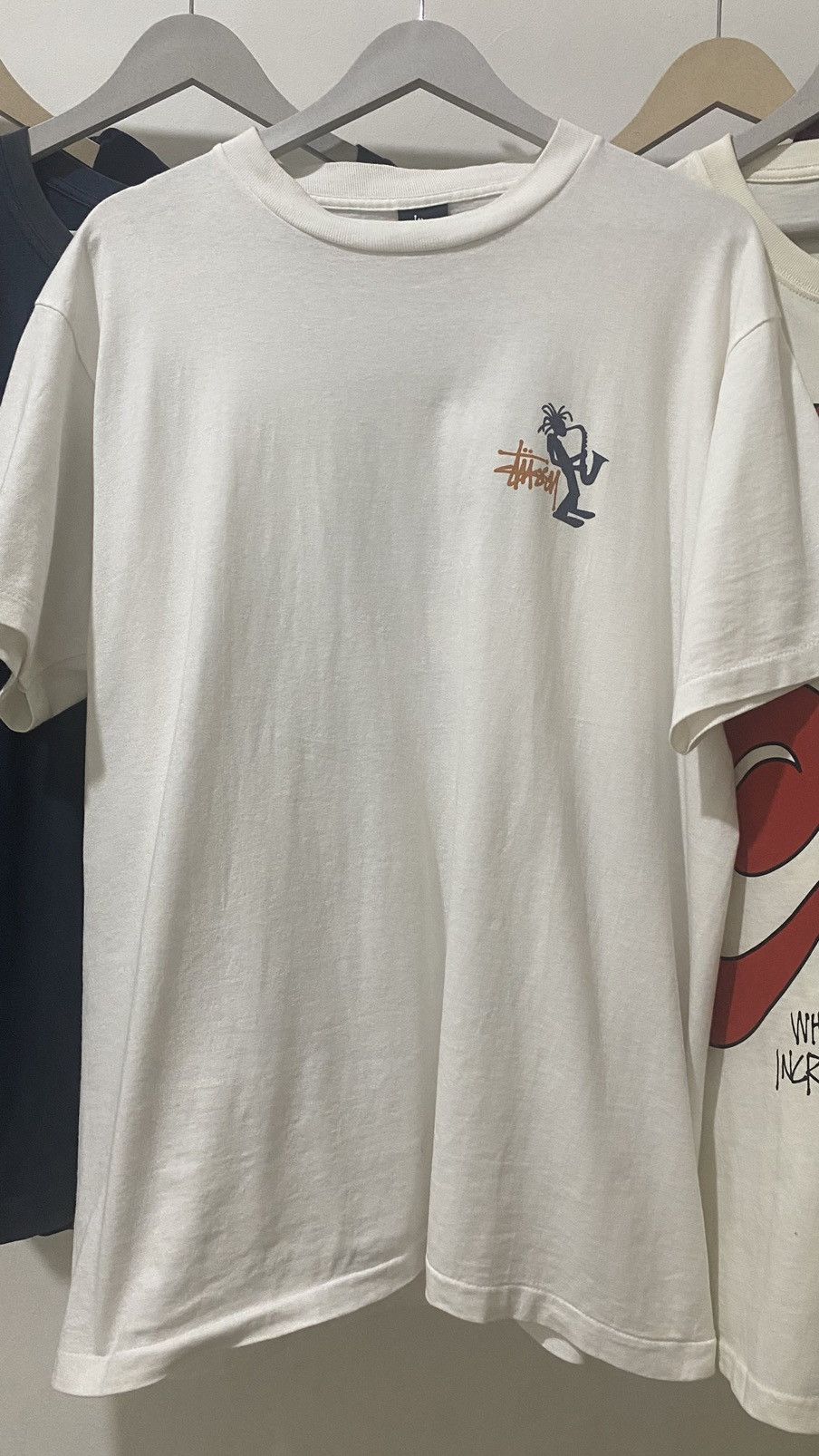 Stussy × Vintage STUSSY 90s SAXOPHONE MAN Size US L / EU 52-54 / 3 - 1 Thumbnail