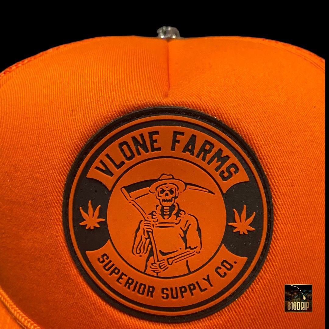 Vlone Unreleased Vlone Farms Hat (Orange) Size ONE SIZE - 5 Thumbnail