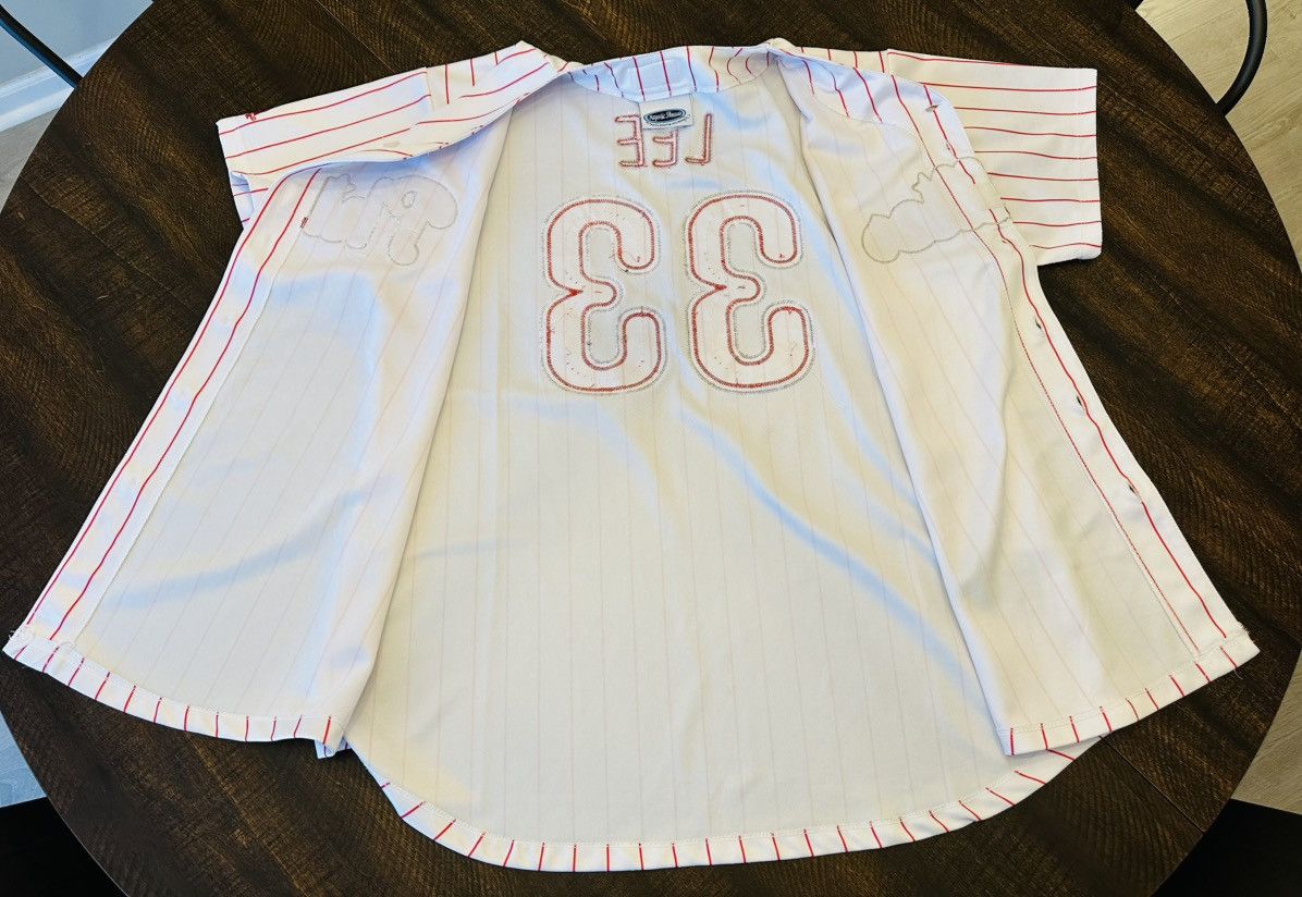 Majestic Majestic Women’s Cliff Lee #33-Philly Phillies Jersey-XL Size XL / US 12-14 / IT 48-50 - 9 Thumbnail