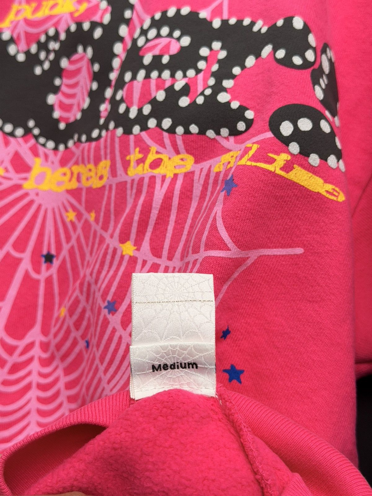 Sp5der MAGENTA SP5DER HOODIE Size US M / EU 48-50 / 2 - 5 Thumbnail