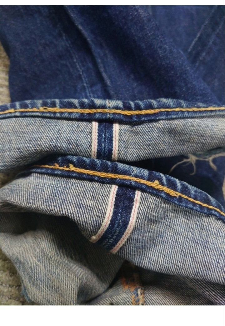 Evisu 💥SENDOFFER💥 Vtg Evisu No.2 Dowluck Selvedge Denim 33X35 Size US 32 / EU 48 - 18 Thumbnail