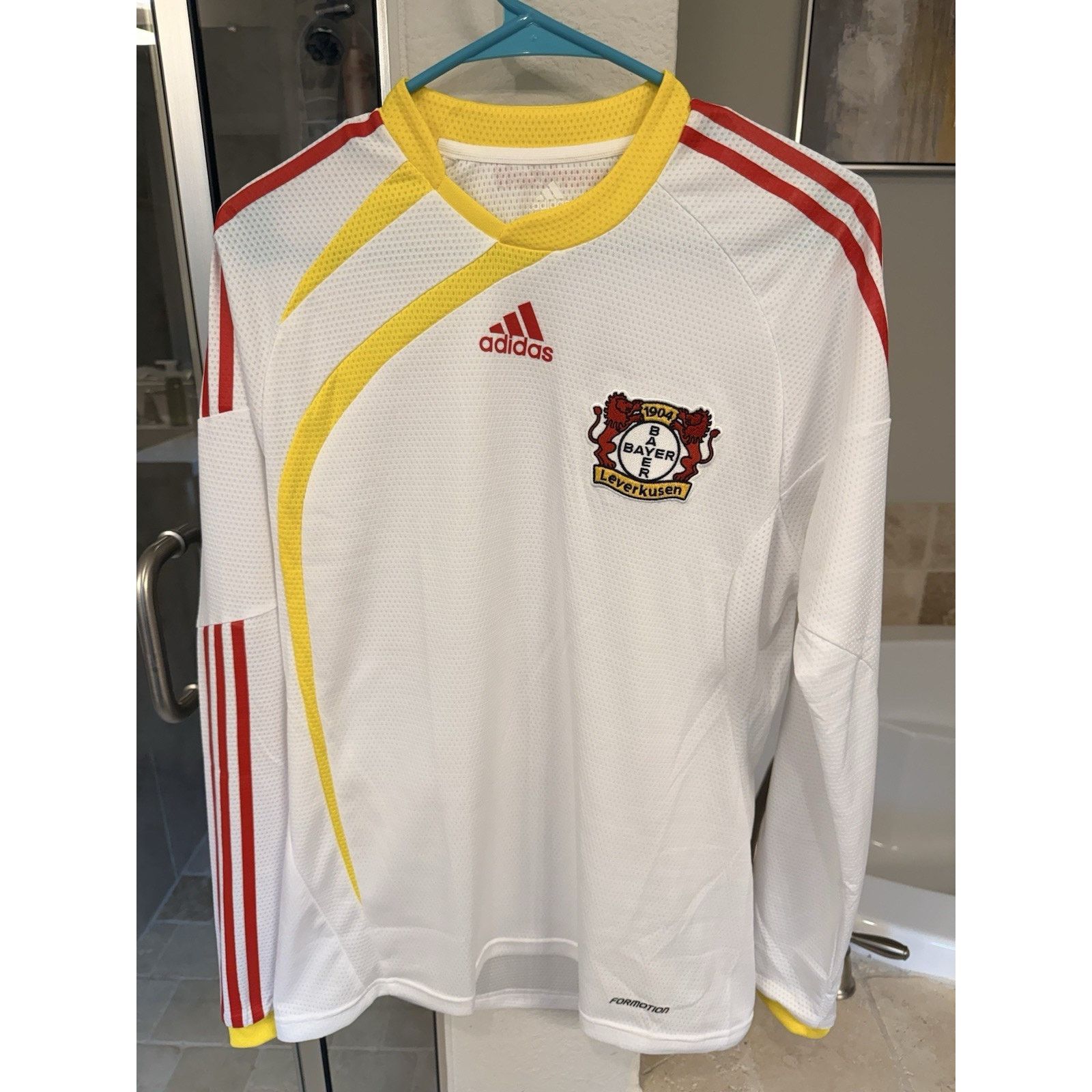 Adidas Bayer Leverkusen Adidas LS Jersey Men M Clima365 Formotion Size US L / EU 52-54 / 3 - 1 Thumbnail