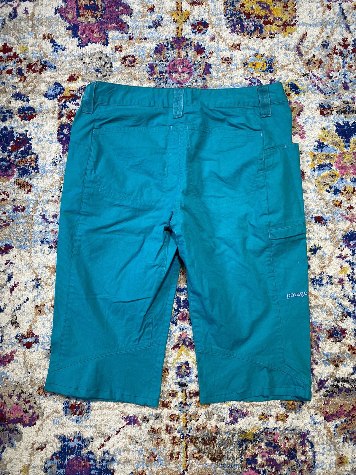Patagonia Patagonia Climbing Hiking Rock Venga Turqoise Shorts Size US 32 / EU 48 - 2 Thumbnail