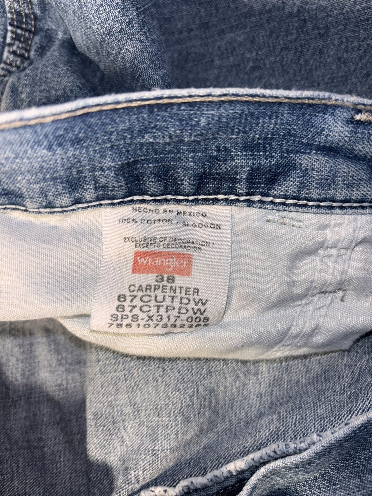 Wrangler Vtg Wrangler Carpenter Denim Shorts Y2K Jorts Workwear 38 Size US 38 / EU 54 - 6 Thumbnail