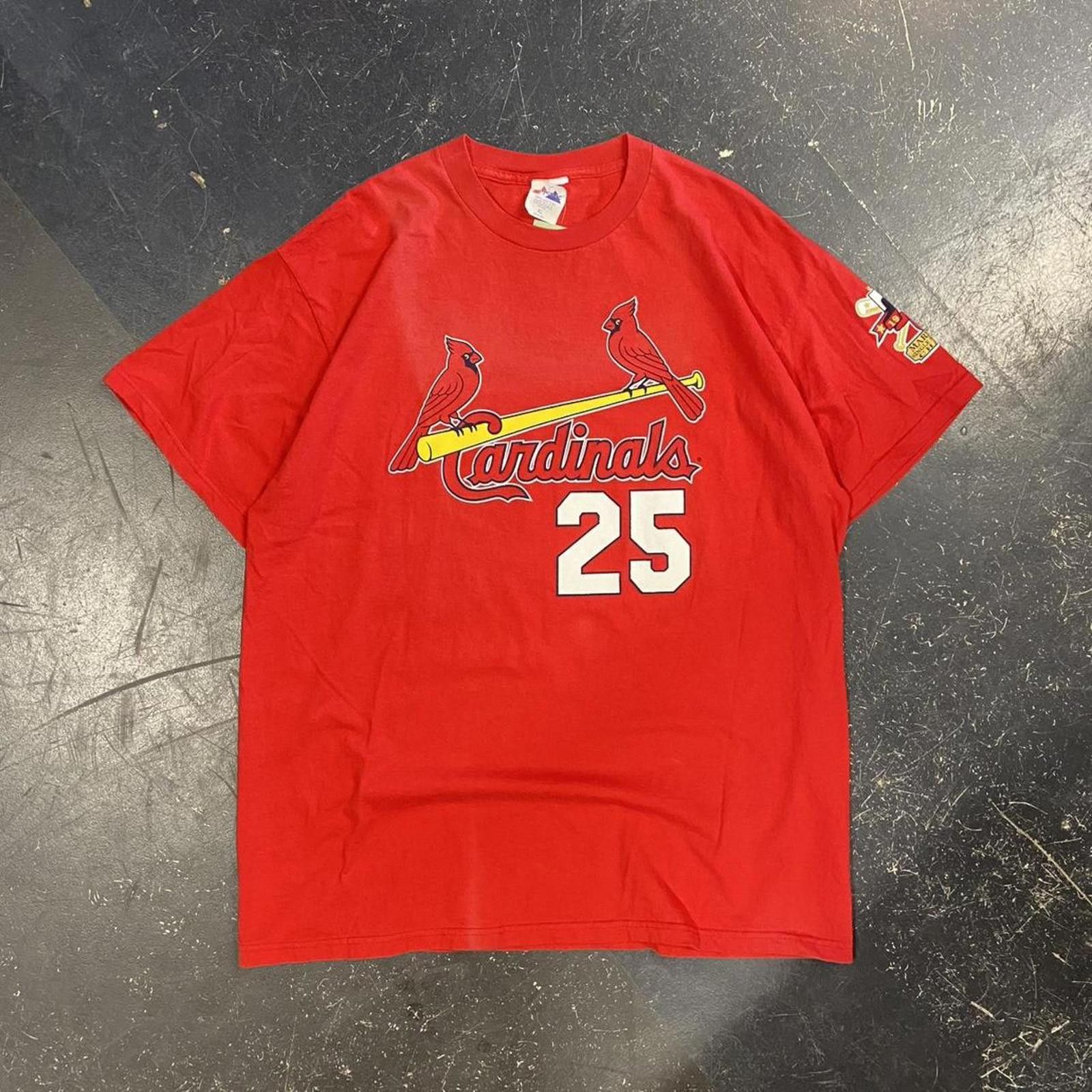 MLB Vintage 1998 Cardinals Mark McGwire MLB Tee Size US XL / EU 56 / 4 - 1 Thumbnail