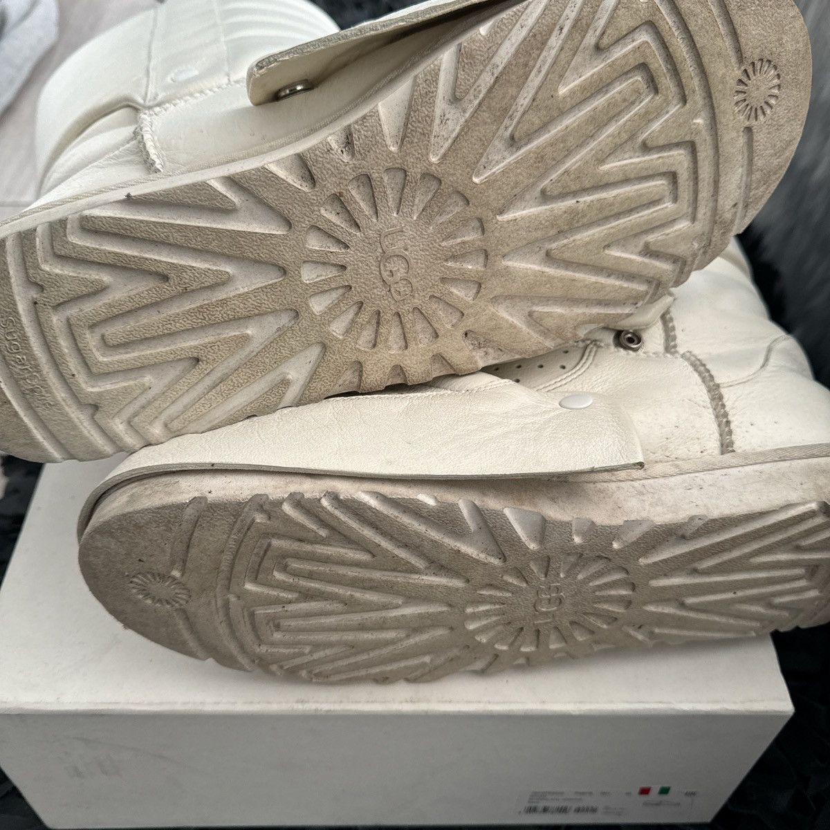 Hood By Air × Ugg Shayne Oliver x Ugg white armoured boots Size US 13 / EU 46 - 8 Thumbnail