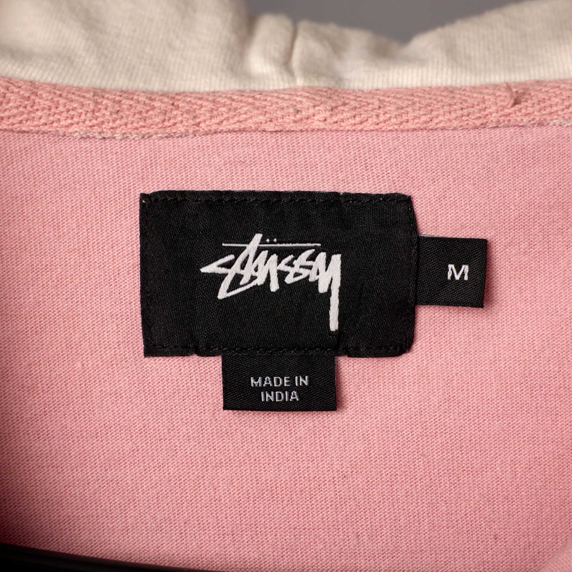 Stussy Stussy Pink Green Colorblock Henley Hoodie Athleisure Size US M / EU 48-50 / 2 - 4 Thumbnail
