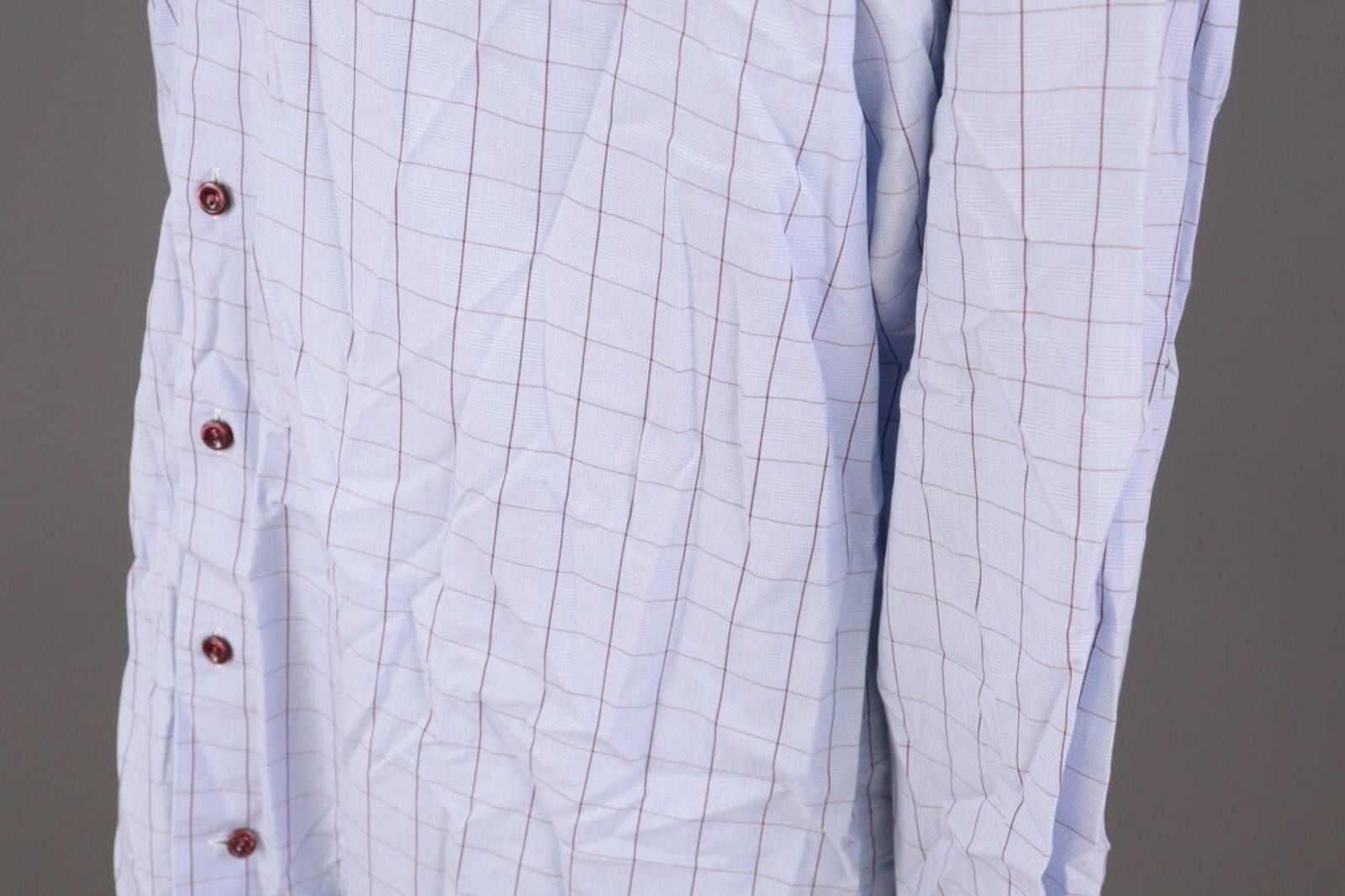Eton Eton Contemporary Fit Check Poplin Shirt Size 41 / 16 Size US M / EU 48-50 / 2 - 8 Thumbnail