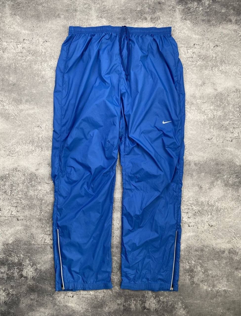 Nike Vintage Nike Nylon Pants Track 00s Swoosh Striped Drill Y2K Size US 34 / EU 50 - 1 Thumbnail