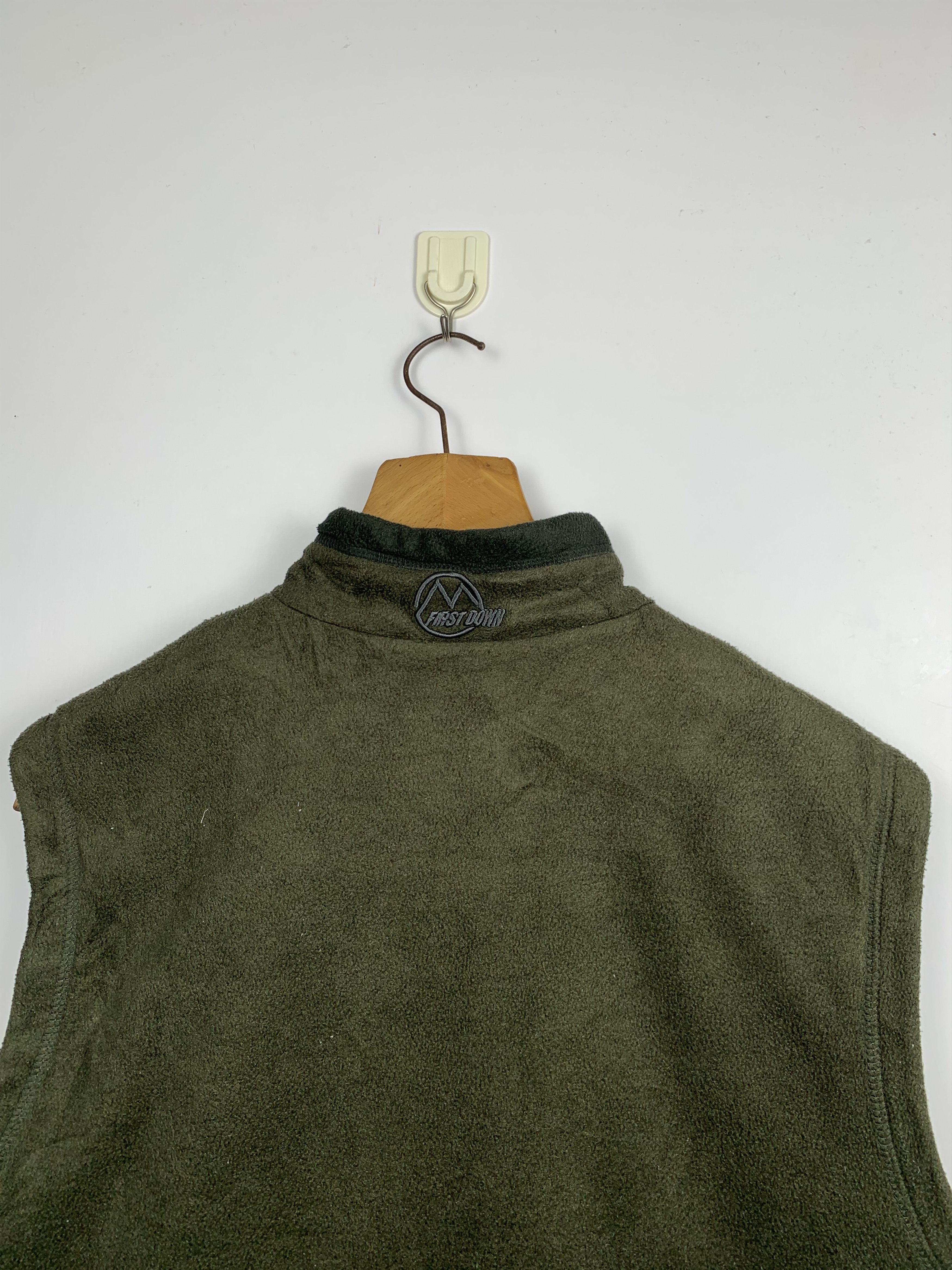 Vintage Vintage First Down Fleece Jacket J1190 Size US M / EU 48-50 / 2 - 2 Thumbnail