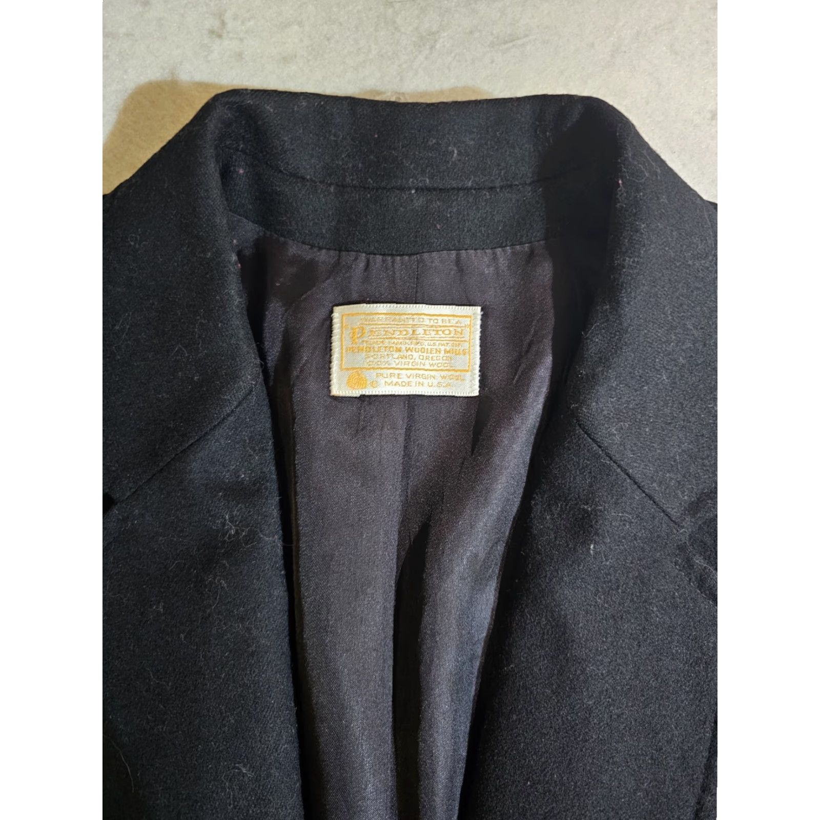 Pendleton VINTAGE Pendleton Blazer Coat Jacket 100% Virgin Wool Womens Size 10 Black Size M / US 6-8 / IT 42-44 - 5 Thumbnail