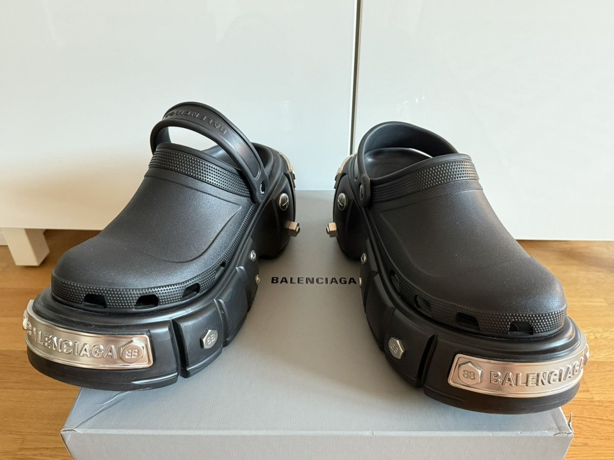 Balenciaga Balenciaga Hardcrocs Size US 12 / EU 45 - 3 Thumbnail