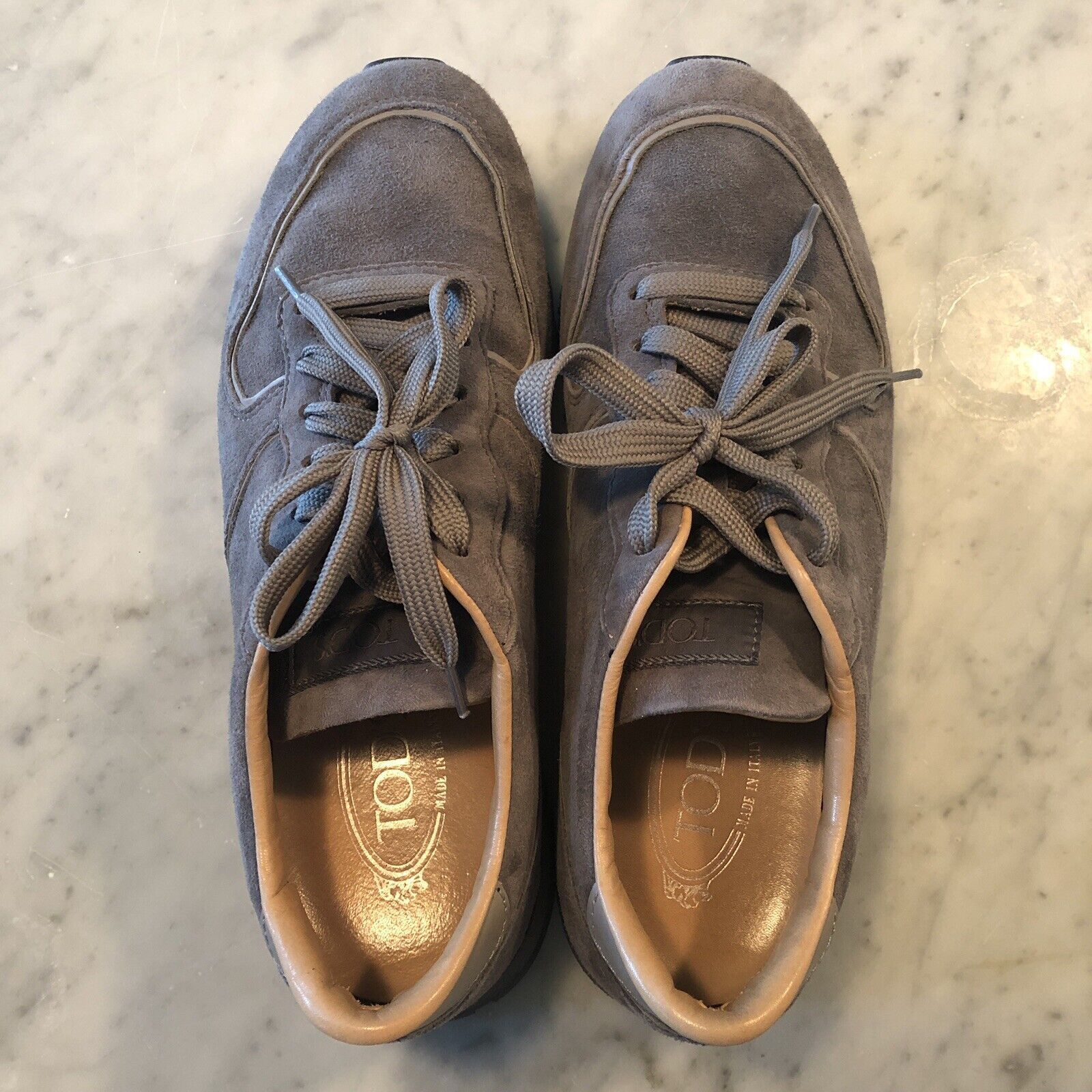 Tod's Tod’s Gray Suede Sneakers Size 7 Size US 7 / EU 40 - 5 Thumbnail