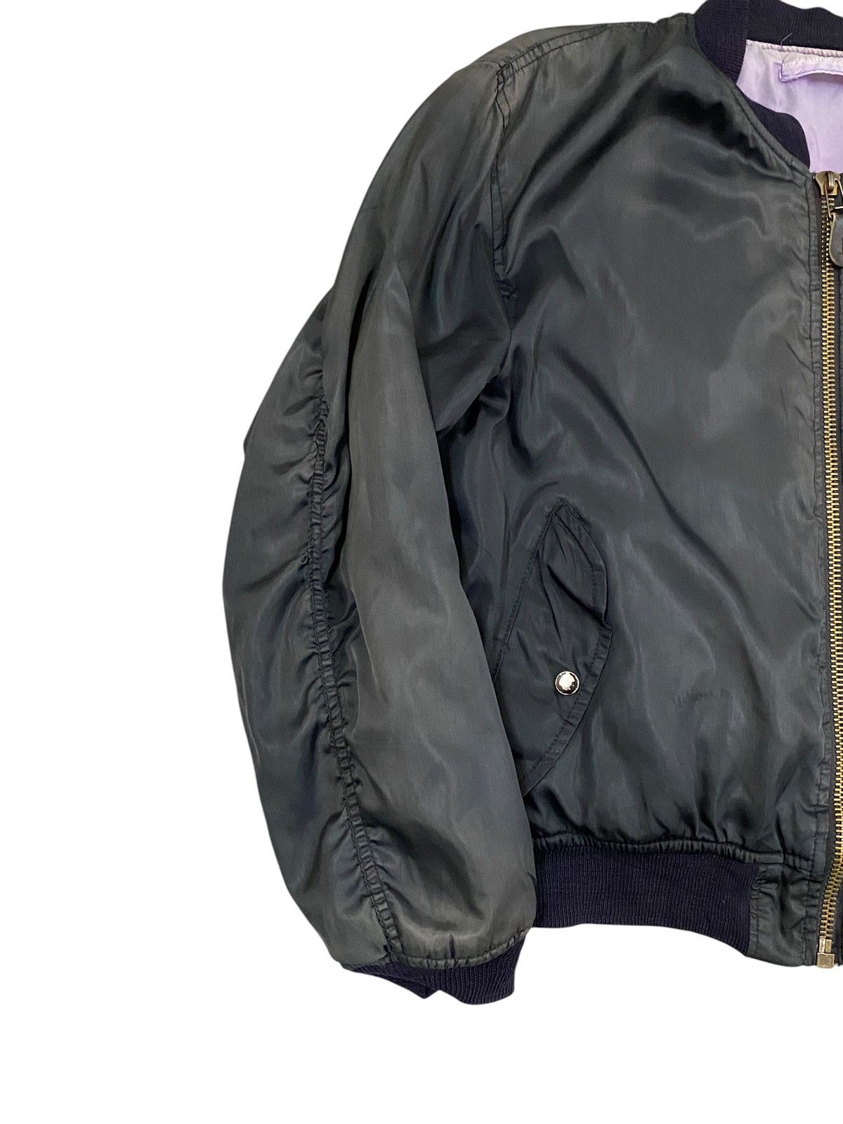 Vintage Vtg Bomber Jacket Radio Days Talon Zip Size US L / EU 52-54 / 3 - 11 Thumbnail