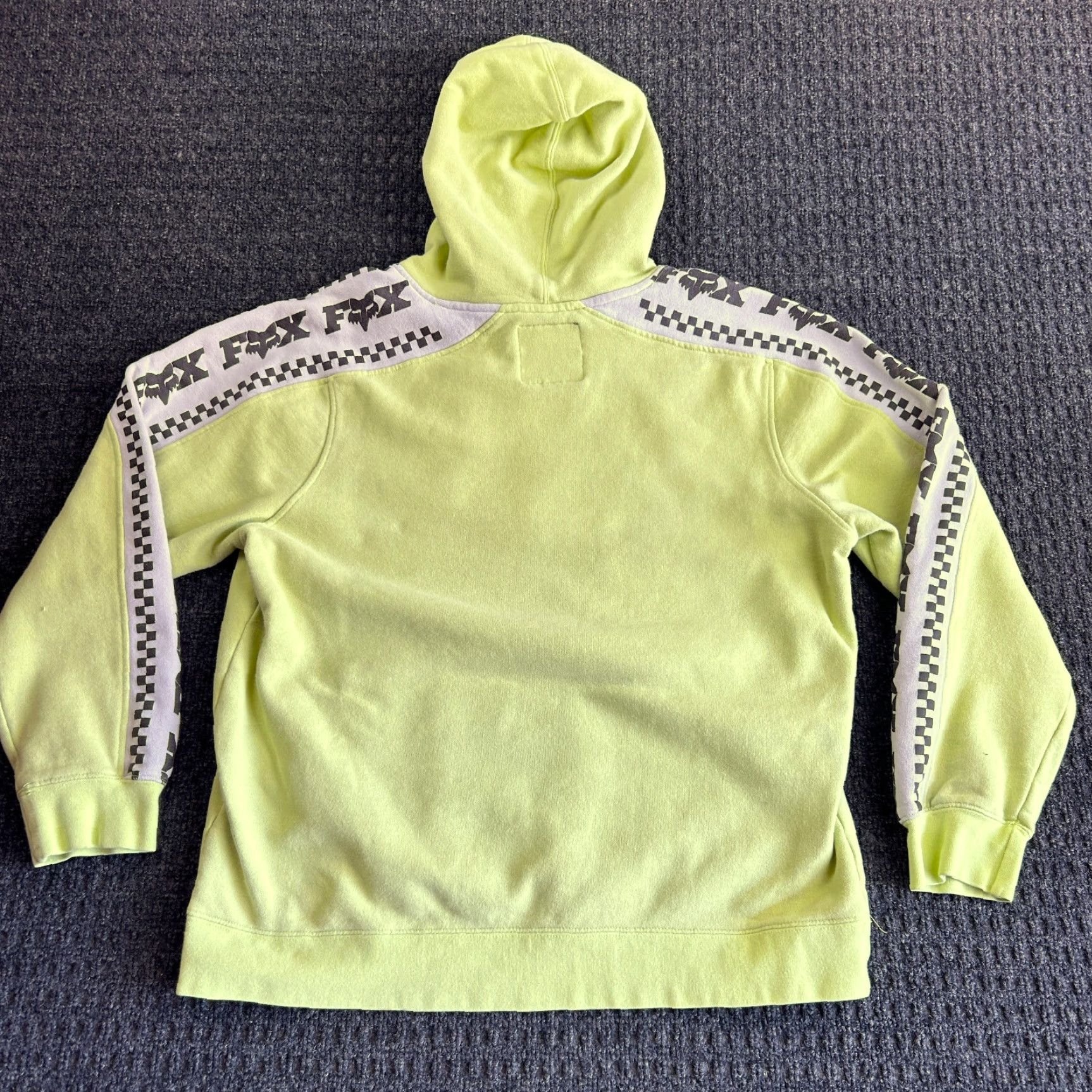Fox Racing VINTAGE Fox Racing Hoodie Sweatshirt Green Pullover Women’s XL Size L / US 10 / IT 46 - 5 Thumbnail