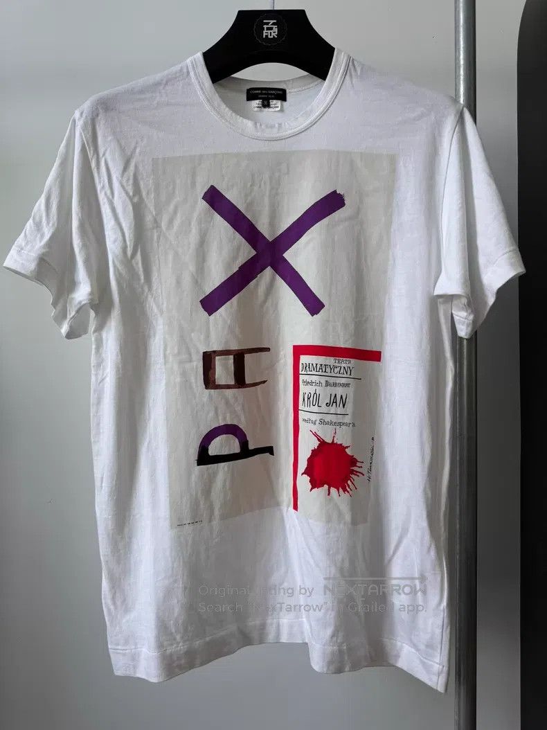 Comme des Garcons Comme des Garcons Printed design white cotton short-sleeve Size US M / EU 48-50 / 2 - 1 Thumbnail