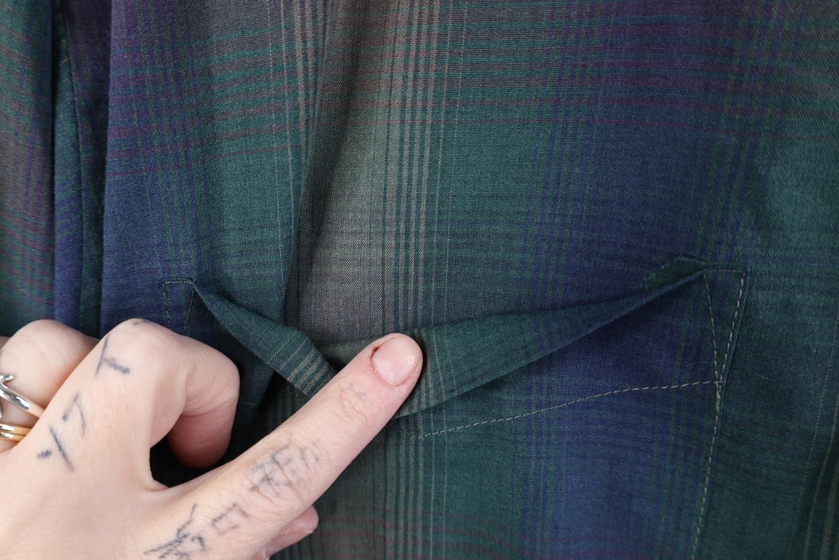 Vintage Vintage 90s Streetwear Pocket Collared Button Down Shirt Size US M / EU 48-50 / 2 - 7 Thumbnail