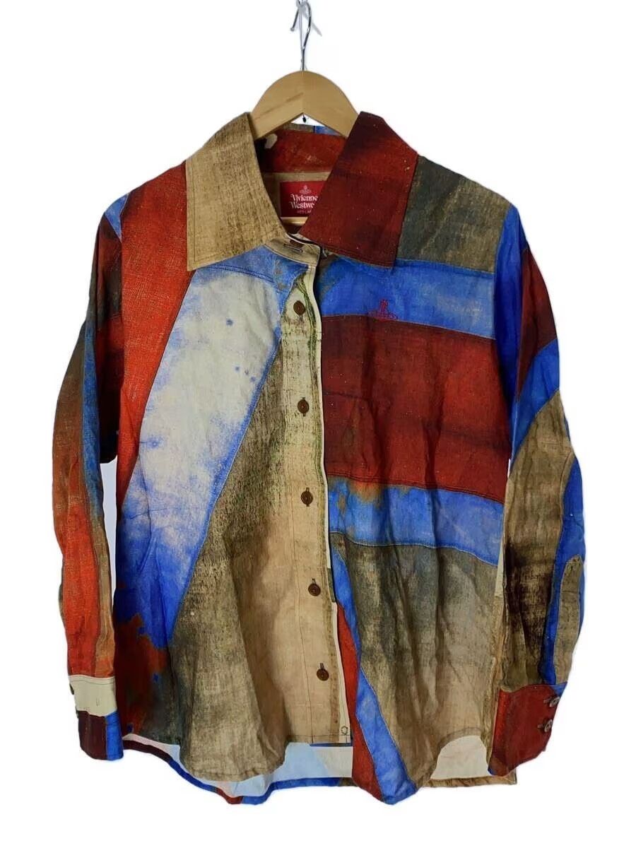 image of Vivienne Westwood Union Jack Button Shirt, Women's (Size Medium)