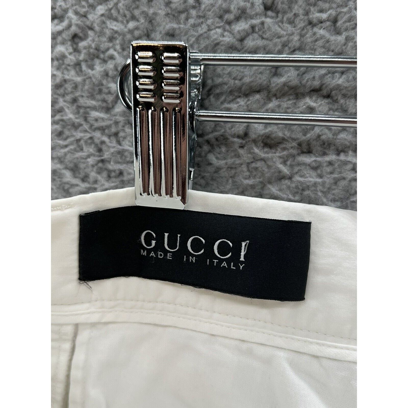 Gucci Gucci Made In Italy White Dress Pants 46 Actual 32x30.5 Size US 32 / EU 48 - 3 Thumbnail