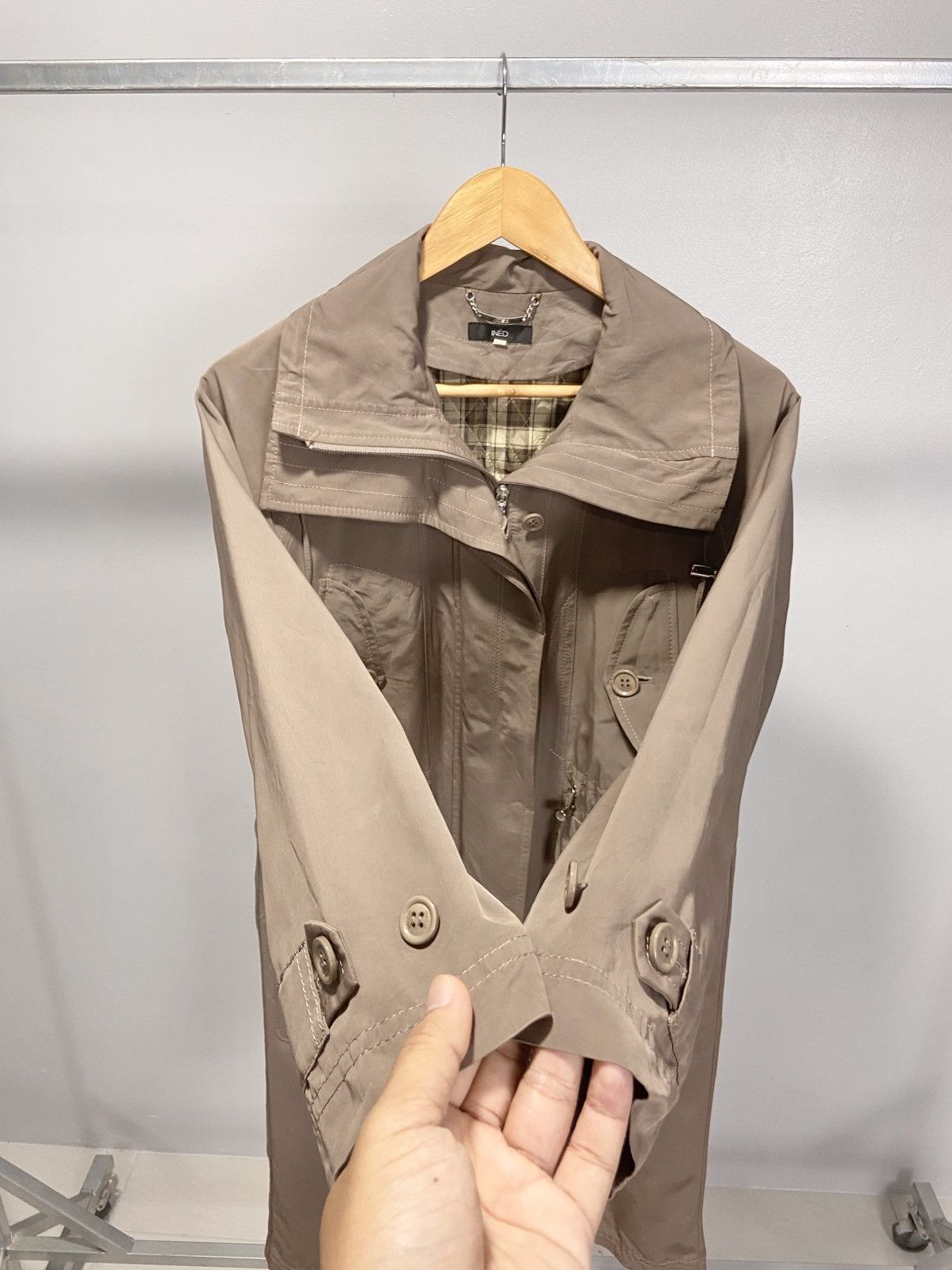 Yohji Yamamoto Ined by yohji yamamoto drawstring parka style coat Size M / US 6-8 / IT 42-44 - 5 Thumbnail