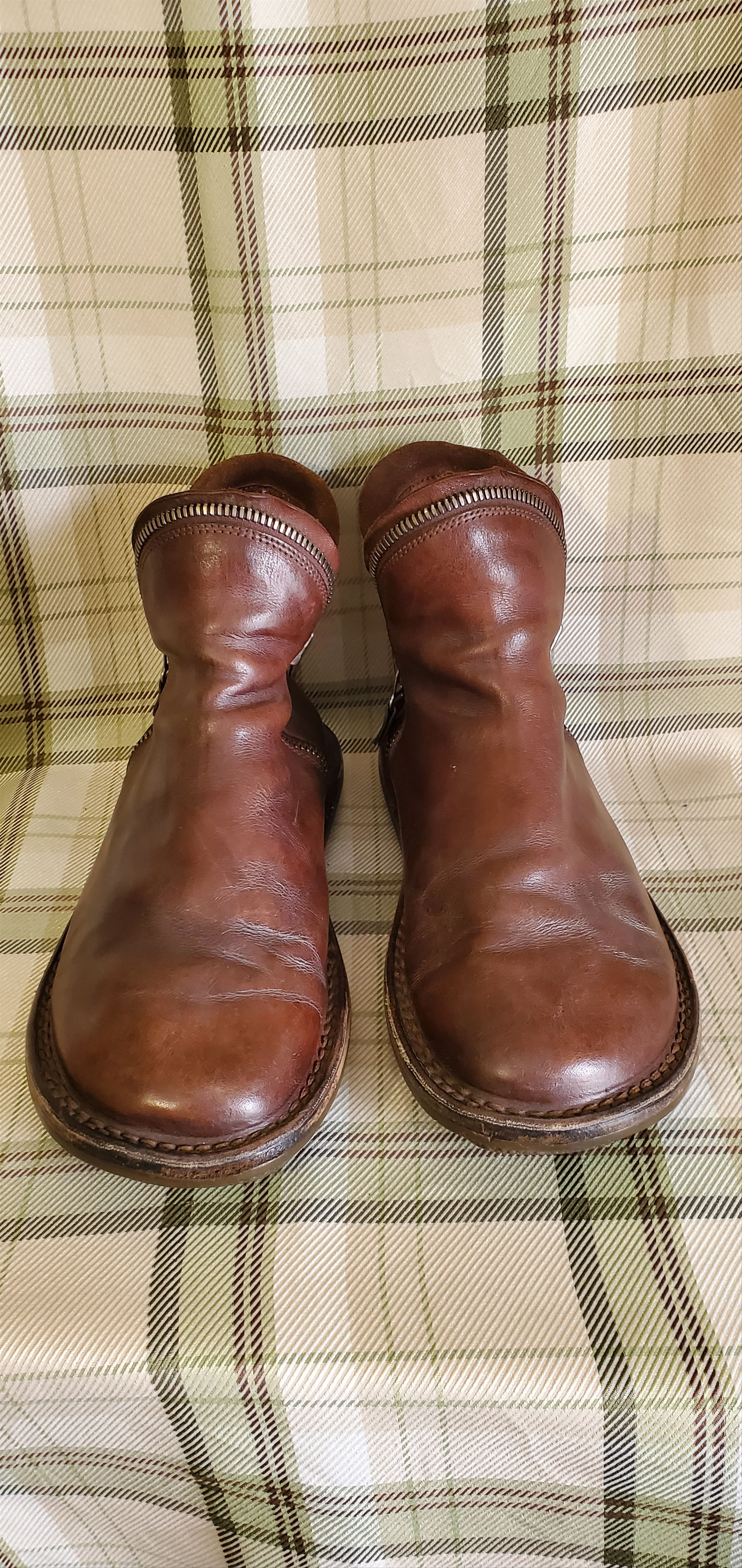 Trippen Trippen Brown Slip On Leather Shoes Size US 9 / IT 39 - 2 Thumbnail