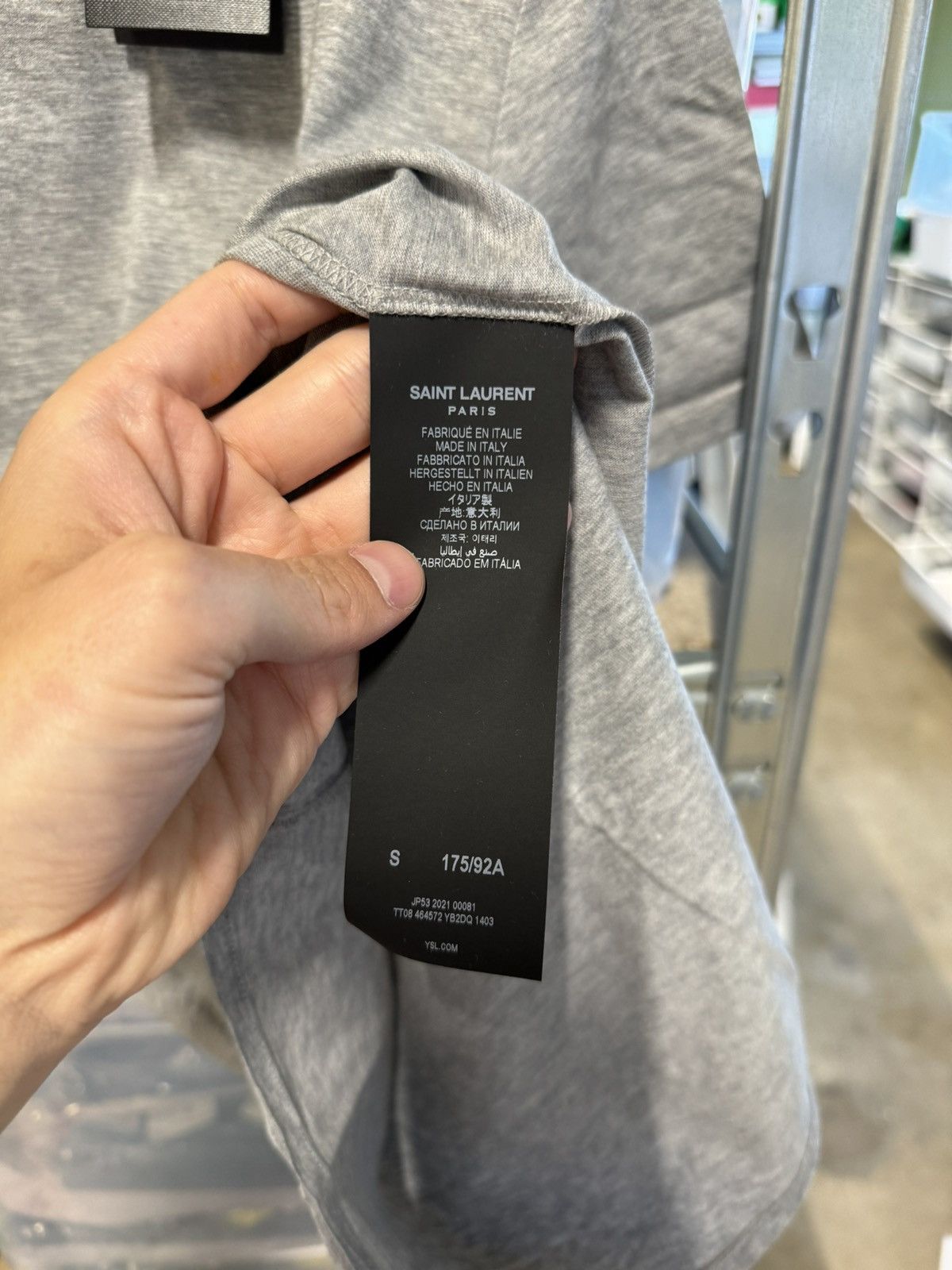 Saint Laurent Paris Saint Laurent Logo T-Shirt NEW 550$ Size US S / EU 44-46 / 1 - 5 Thumbnail