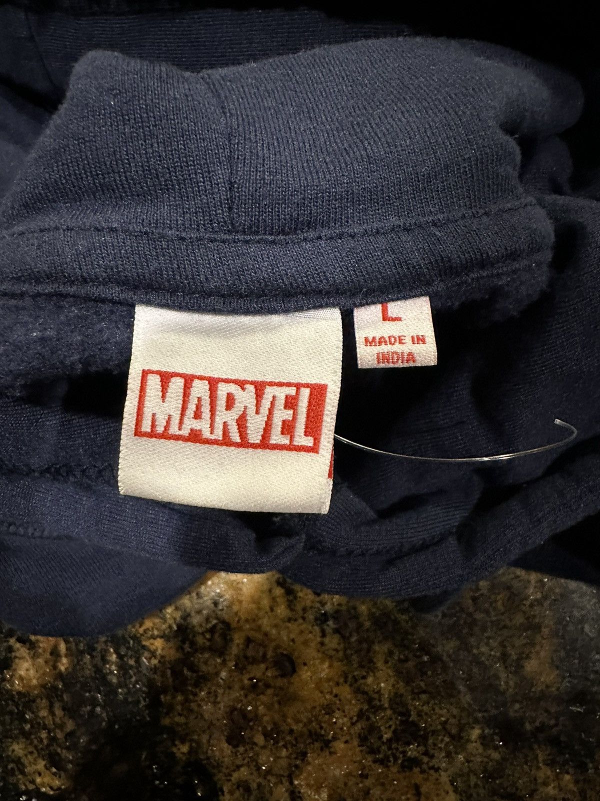 Marvel Comics Vintage Marvel Spiderman Web Pullover Navy Hoodie Size US L / EU 52-54 / 3 - 13 Thumbnail