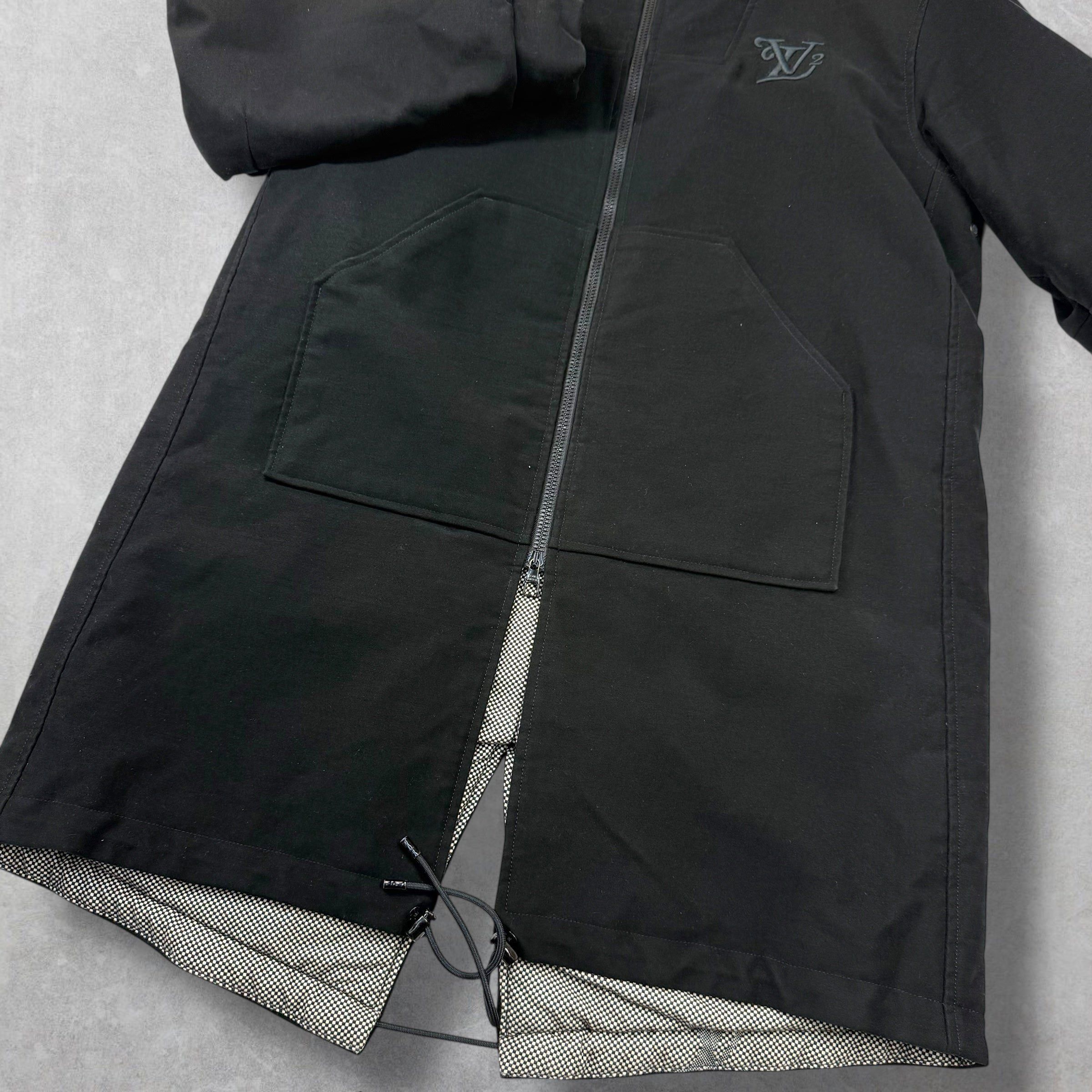Louis Vuitton Louis Vuitton x Nigo Embroidered Padded Moleskine Parka 48 ( Size US M / EU 48-50 / 2 - 5 Thumbnail