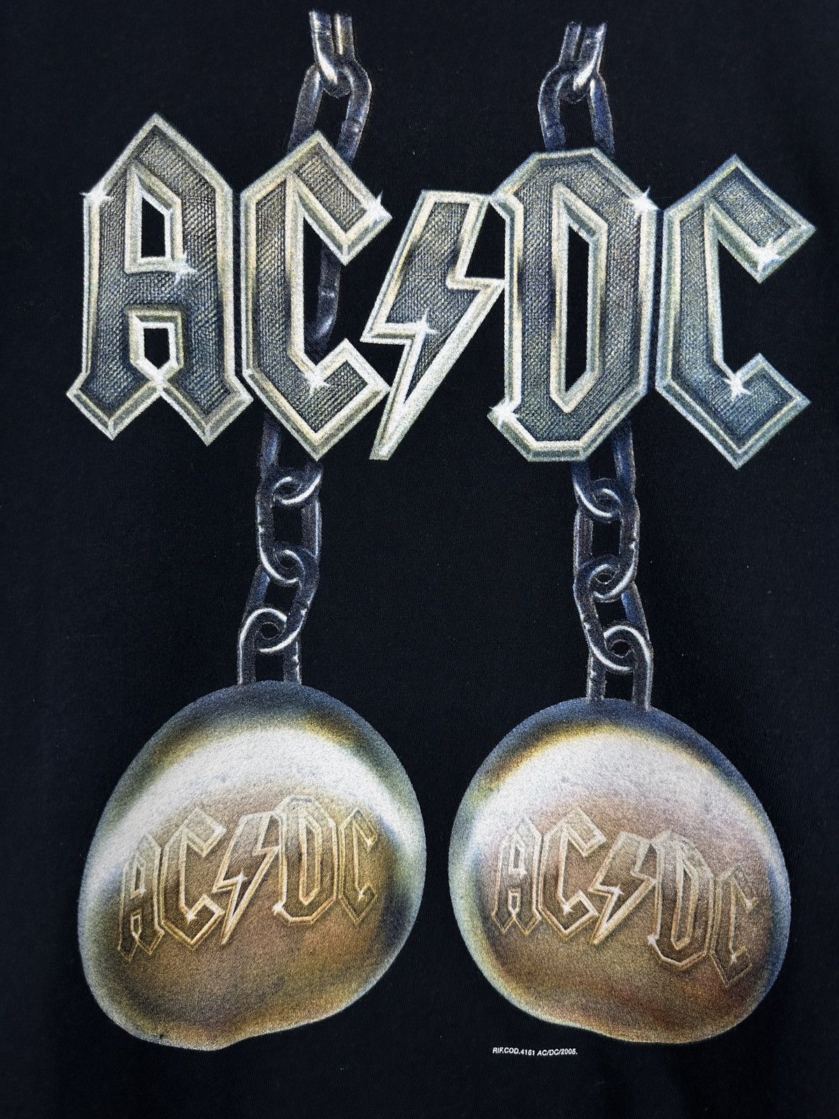 Band Tees Vintage AC/DC Big Balls Rock Band Graphic T Shirt Tee Size US M / EU 48-50 / 2 - 5 Thumbnail