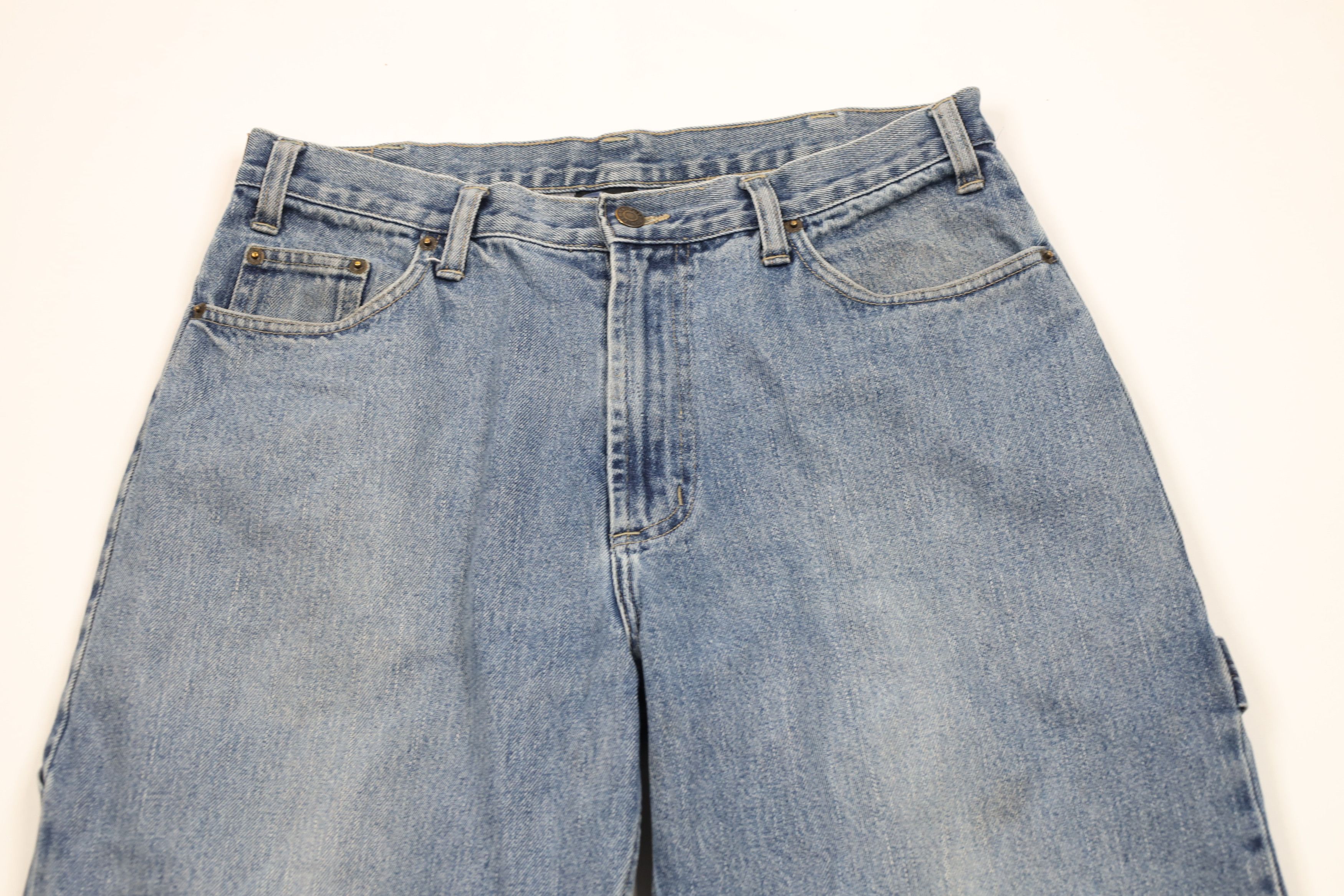 Vintage Vintage 90s Y2K Streetwear Wide Leg Skateboard Denim Jeans Size US 34 / EU 50 - 2 Thumbnail