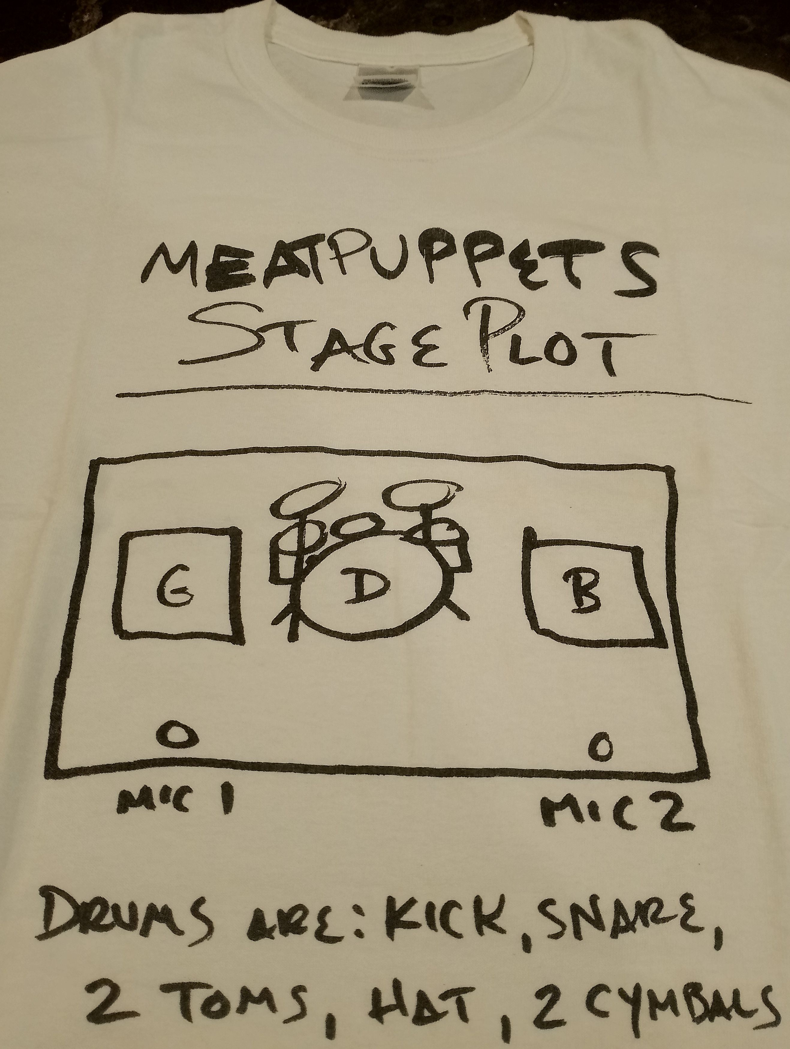 Band Tees 00s Meat Puppets Stage bandtee Size US M / EU 48-50 / 2 - 1 Thumbnail