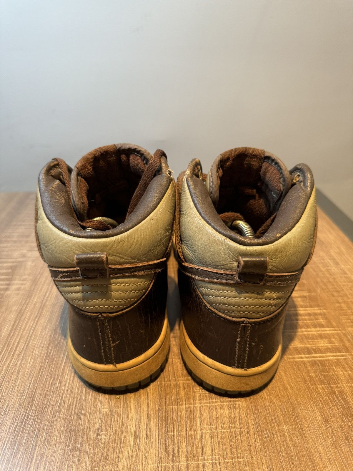 Nike Nike x Mark Ronson Dunk High Premium Brown LE Size 8.5 Shoes Size US 8.5 / EU 41-42 - 4 Thumbnail