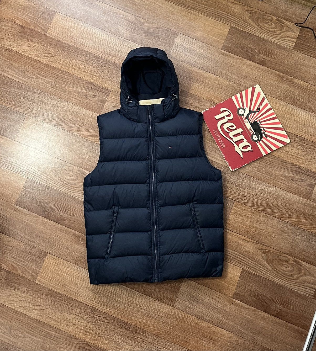 Tommy Hilfiger Tommy Hilfiger Goose Down Hooded Vest Size US L / EU 52-54 / 3 - 1 Thumbnail