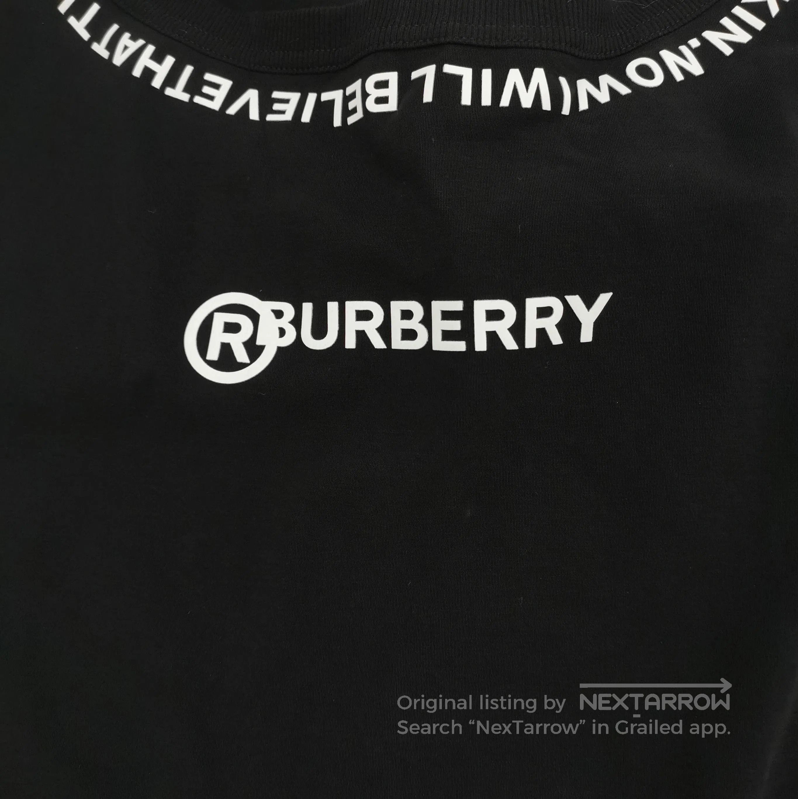 Burberry Burberry Black Logo Cutout Maxi Skirt . Size US 26 / EU 42 - 2 Thumbnail