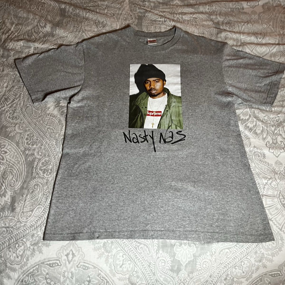 Supreme Supreme Nasty Nas Photo Tee Nas T shirt Size US L / EU 52-54 / 3 - 14 Thumbnail