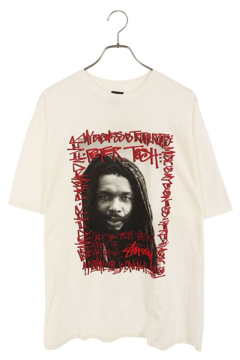 Streetwear × Stussy × Vintage Stussy smoke face Peter Tosh reggae