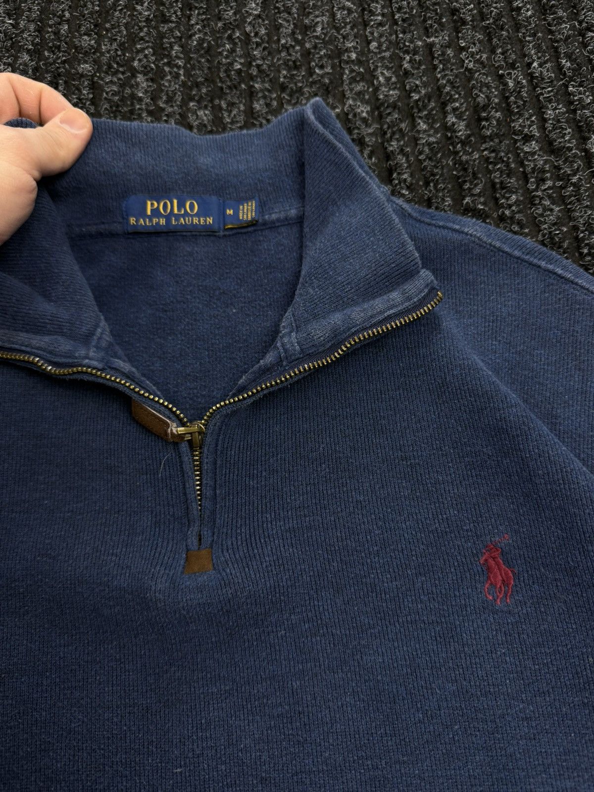 Polo Ralph Lauren Polo Ralph Lauren 1/3 zip sweatshirt navy blue size m Size US M / EU 48-50 / 2 - 3 Thumbnail
